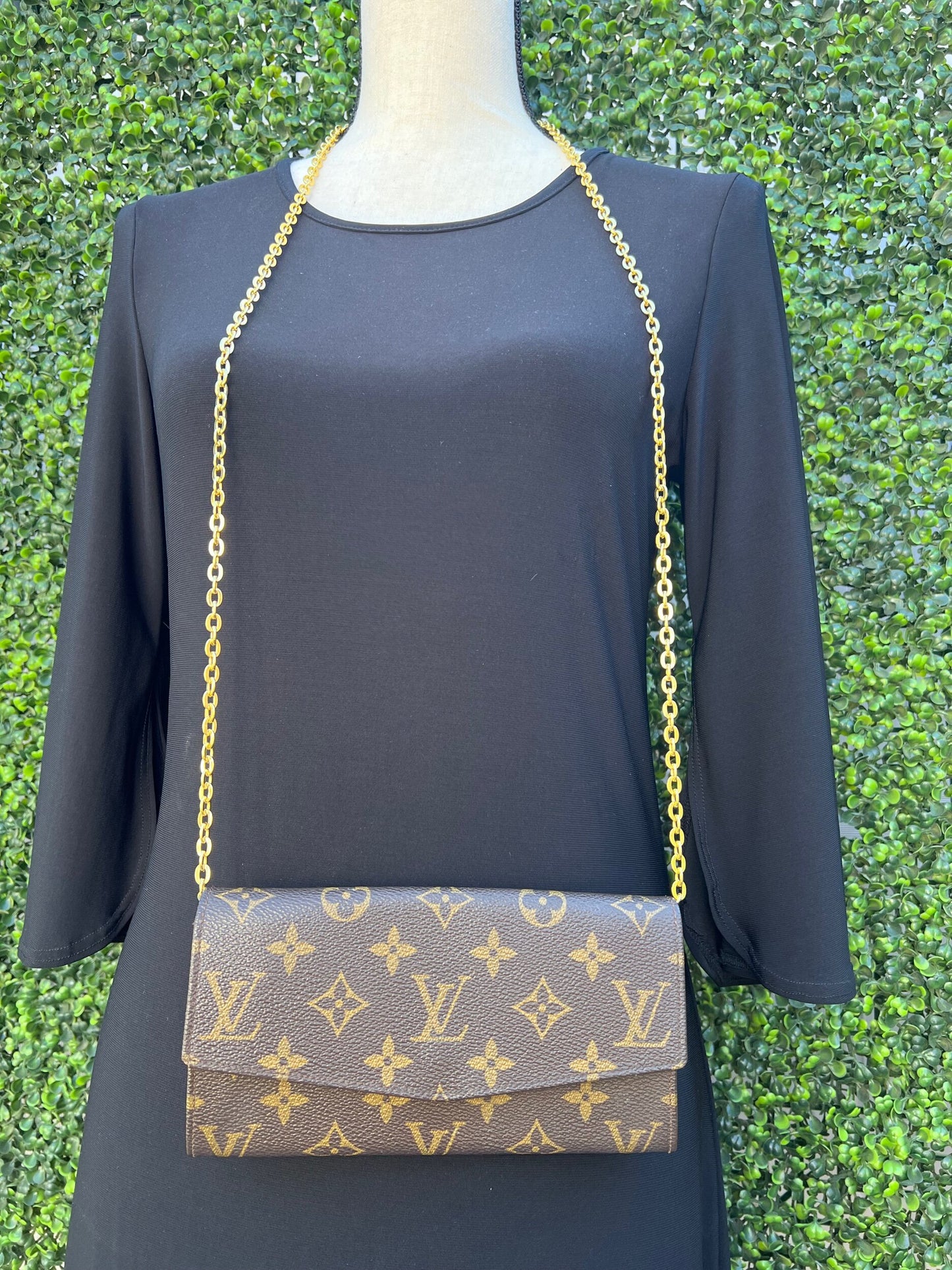 Authentic Preowned LV Vintage Bill Wallet with Wallet to Clutch/Crossbody Kit