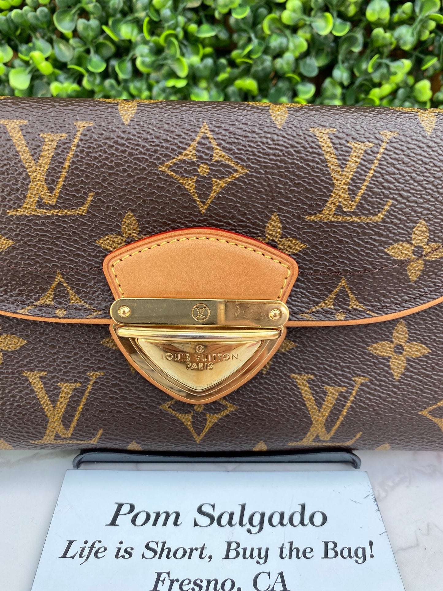 Eugenie Monogram Canvas Wallet