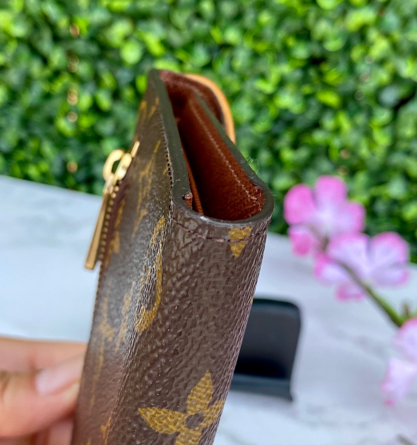 Eugenie Monogram Canvas Wallet