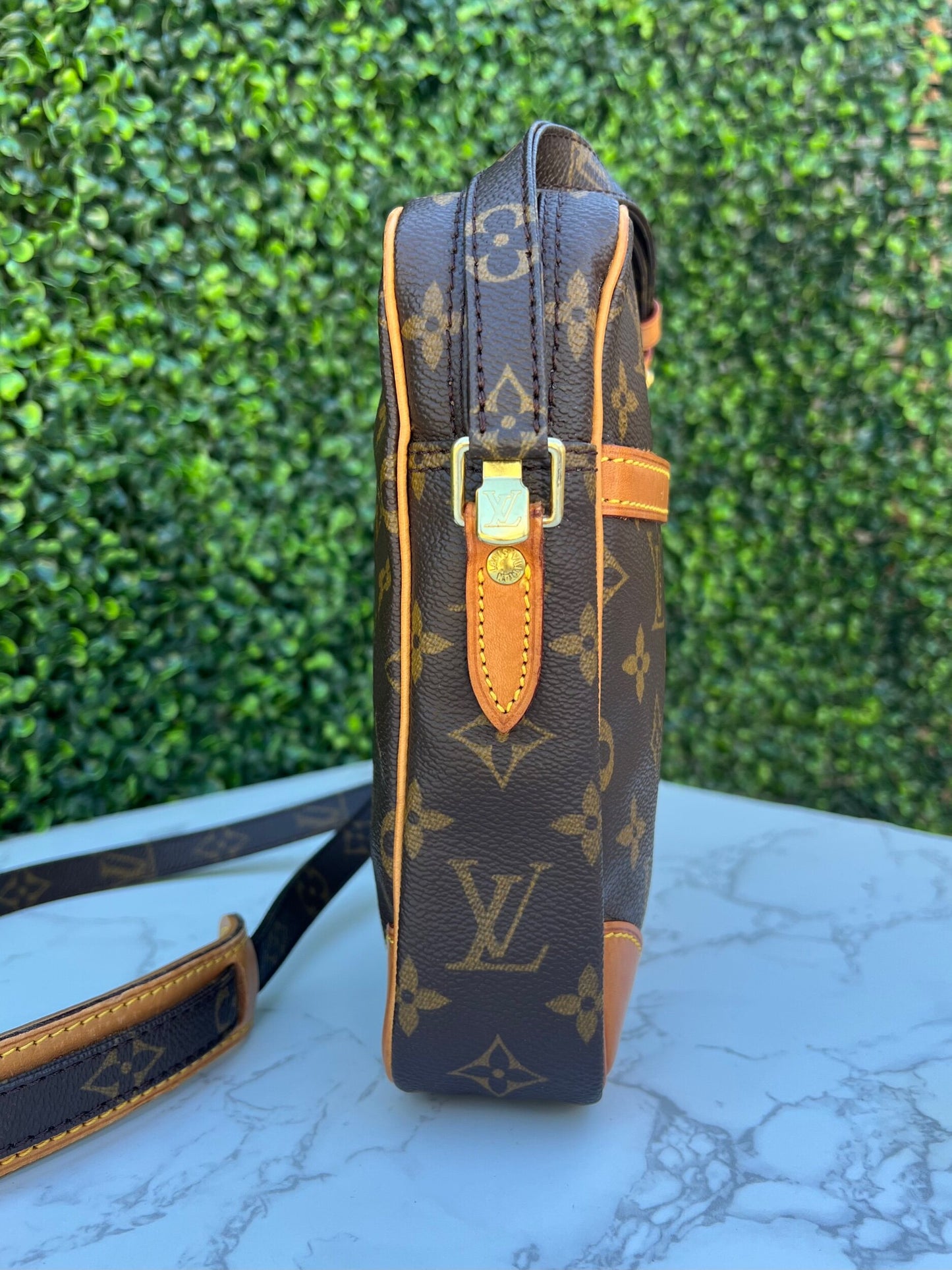 Authentic Preowned LV Danube PM Monogram Crossbody Bag