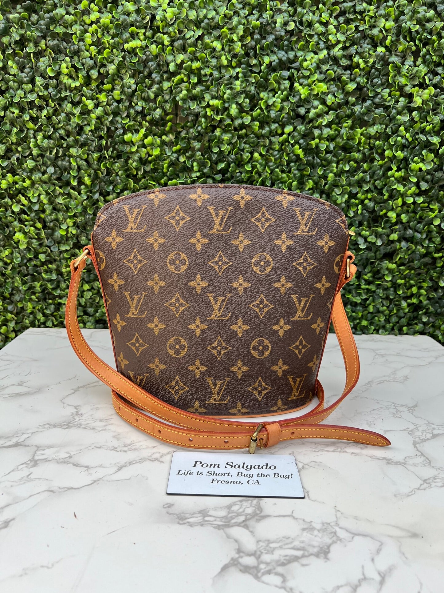 Authentic Preowned LV Drouot Monogram Crossbody Bag