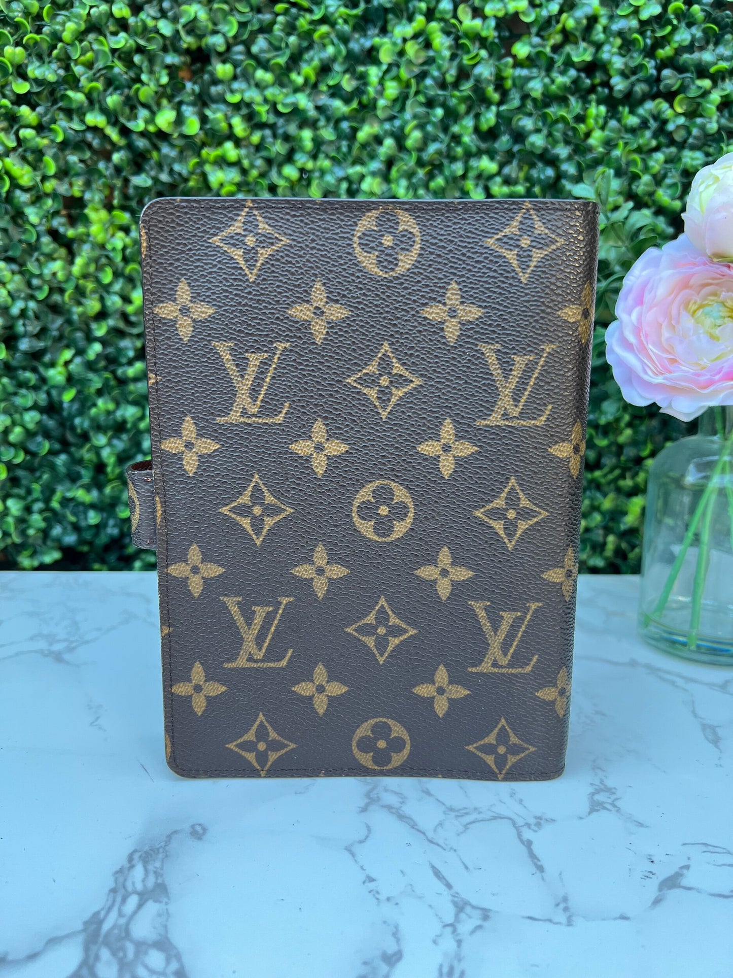 Authentic Preowned LV Monogram Agenda MM Medium