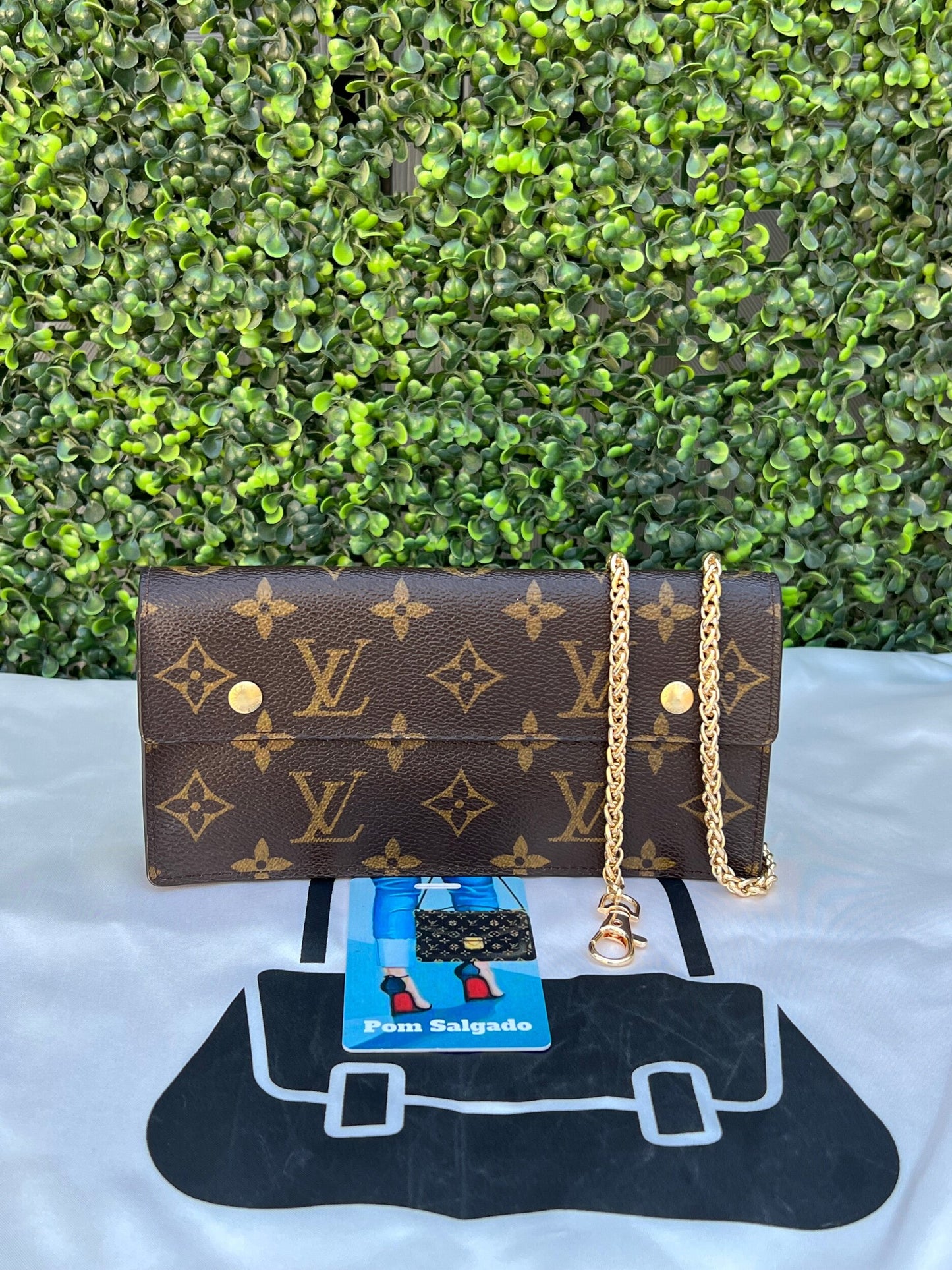 Authentic Preowned LV Accordion Monogram Canvas Clutch Wallet