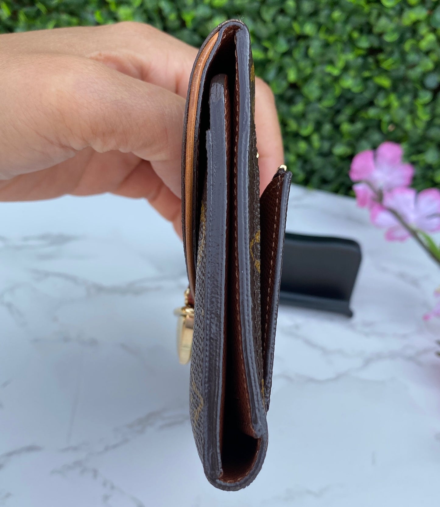 Eugenie Monogram Canvas Wallet
