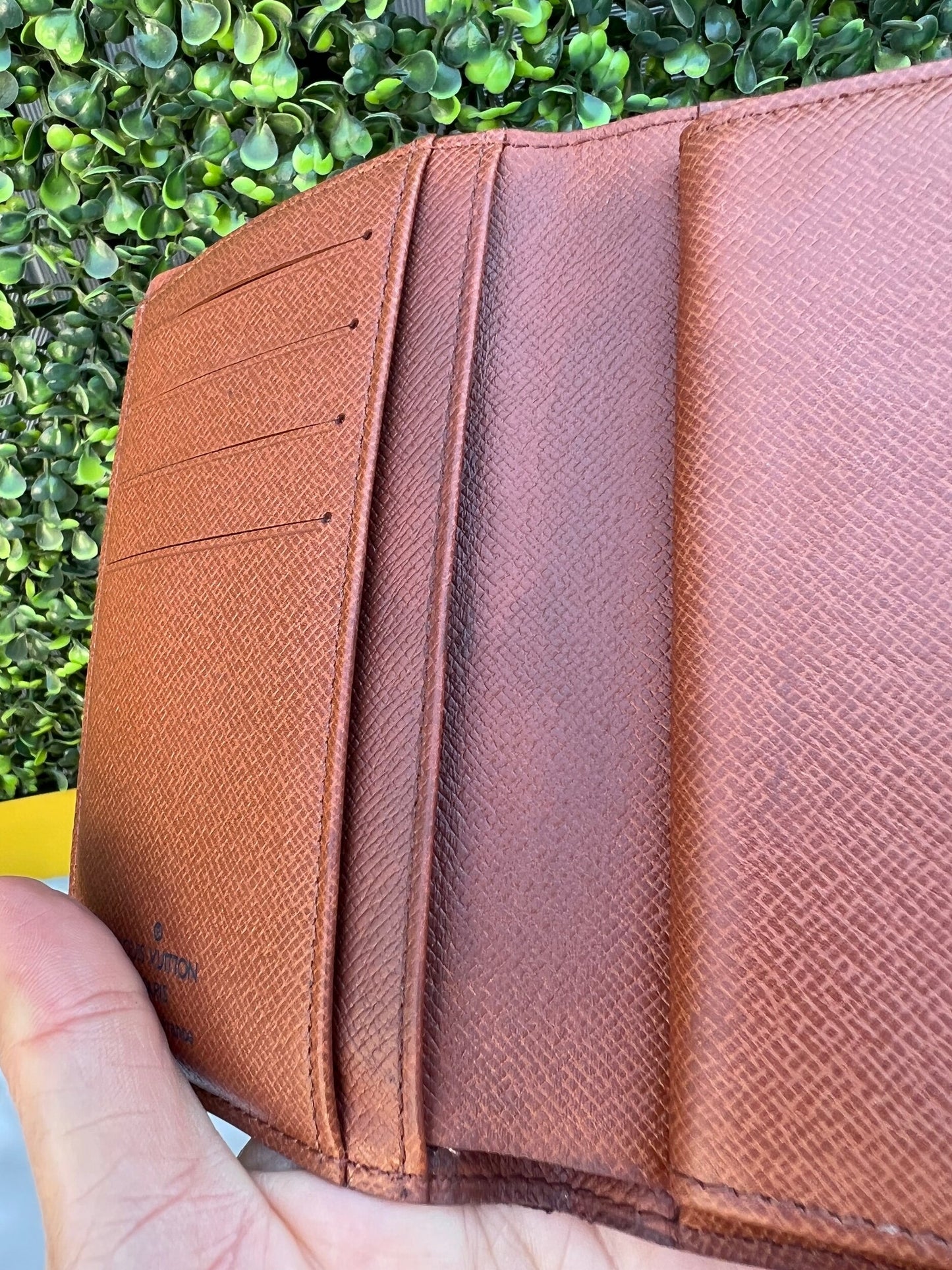 Authentic Preowned Louis Vuitton French Kisslock Monogram Canvas Wallet