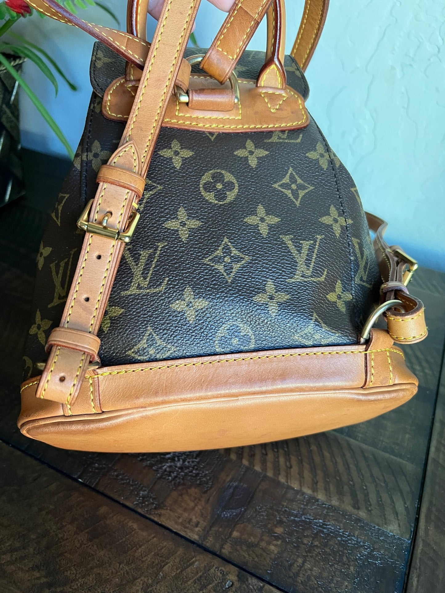 Montsouris PM aka Mini Monogram Canvas Backpack