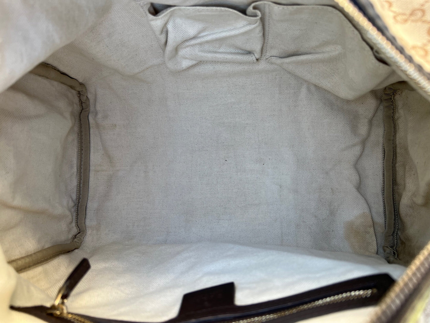 Authentic Preowned Vintage Dark Brown GG Boston Bag with Vintage Web