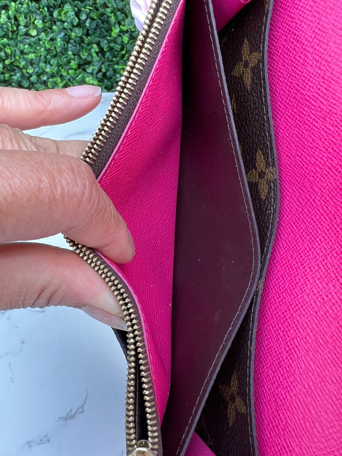 Emilie Blooming Flowers Wallet Rose Ballerine