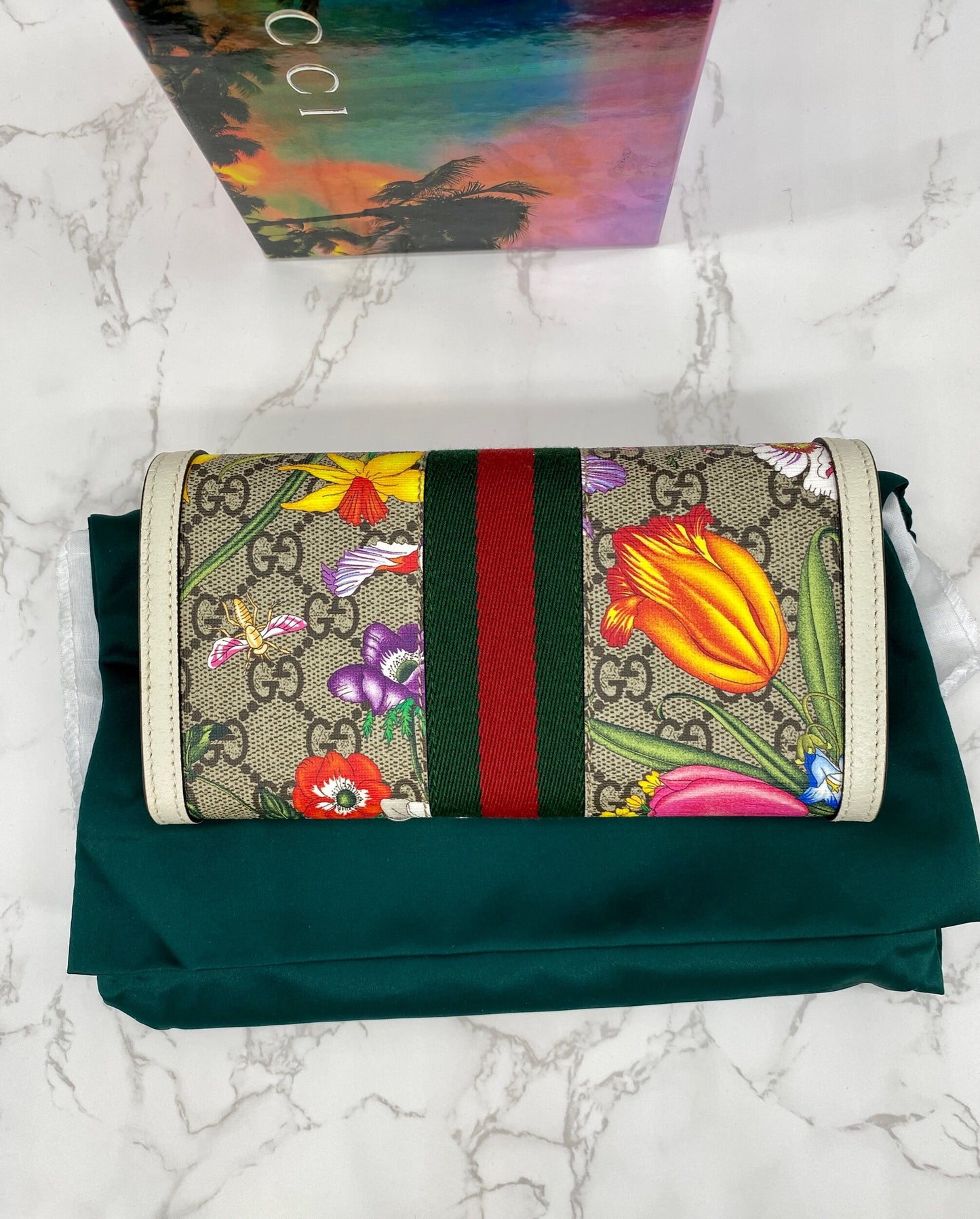 Flora Flap Continental Wallet