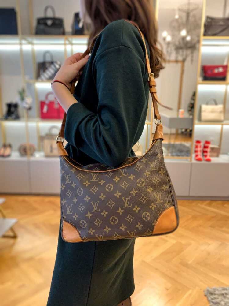 Authentic Preowned LV Boulogne 30 Monogram Shoulder Bag