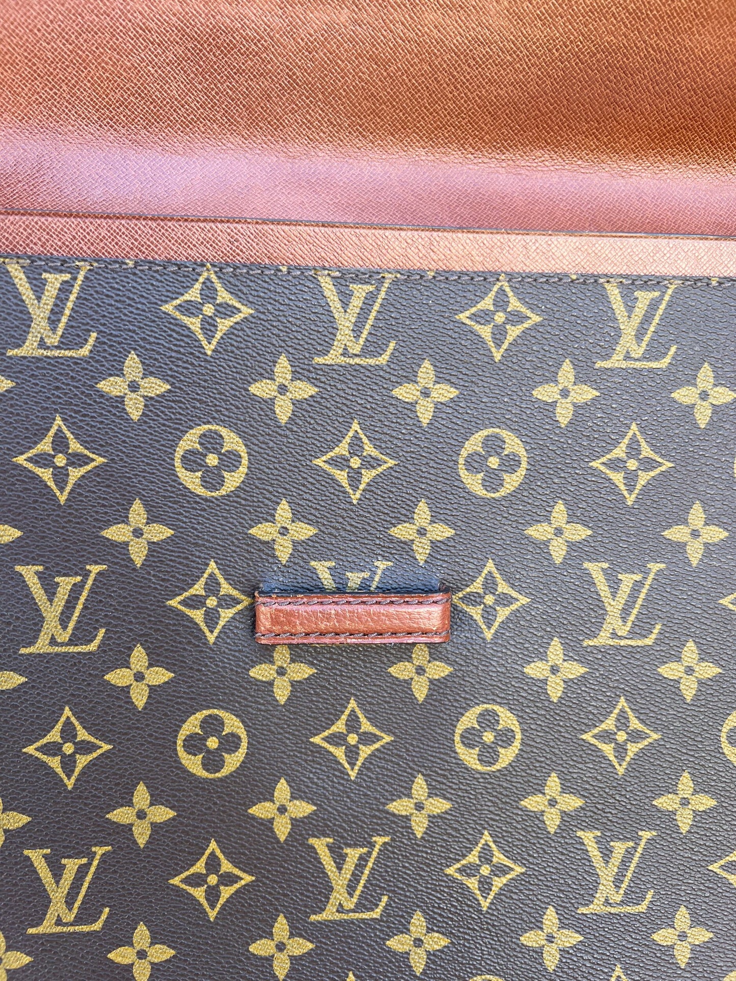 Vintage Monogram Ministre Document Holder