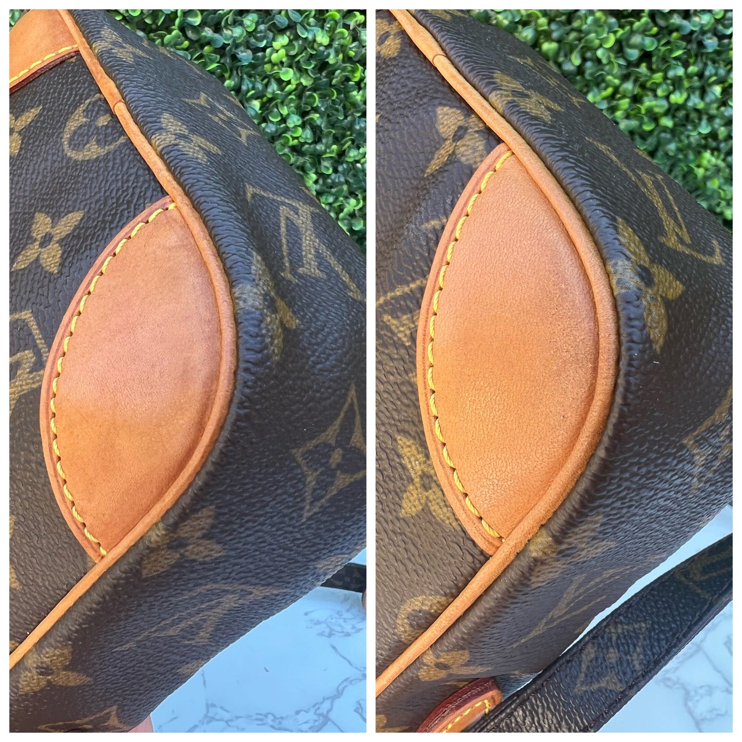 Authentic Preowned LV Danube PM Monogram Crossbody Bag