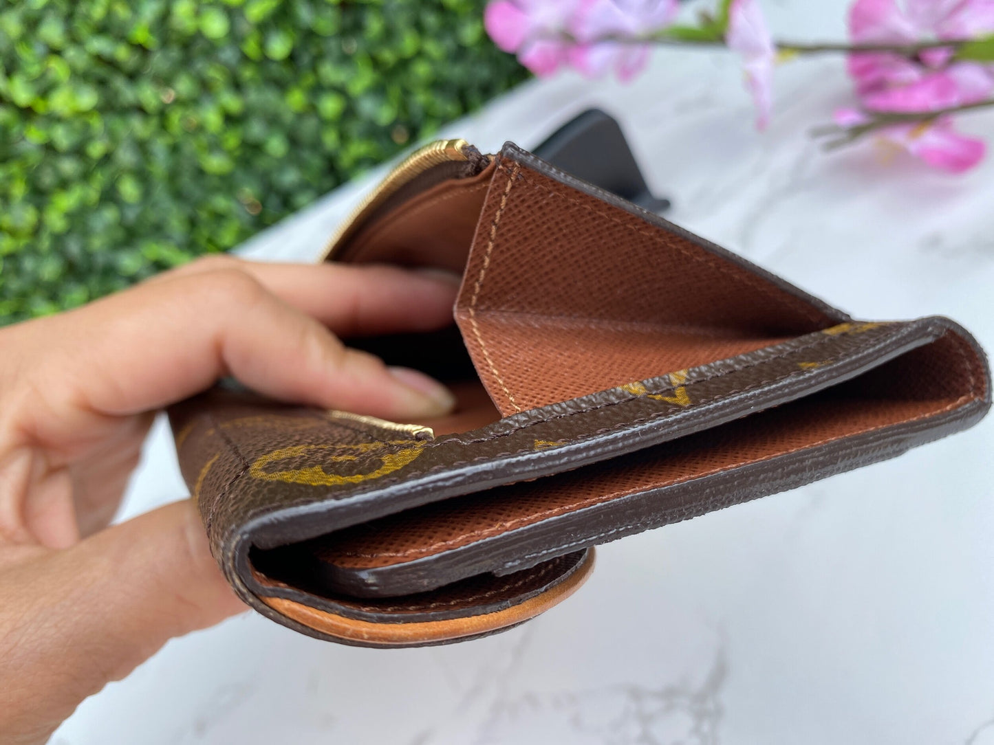 Eugenie Monogram Canvas Wallet