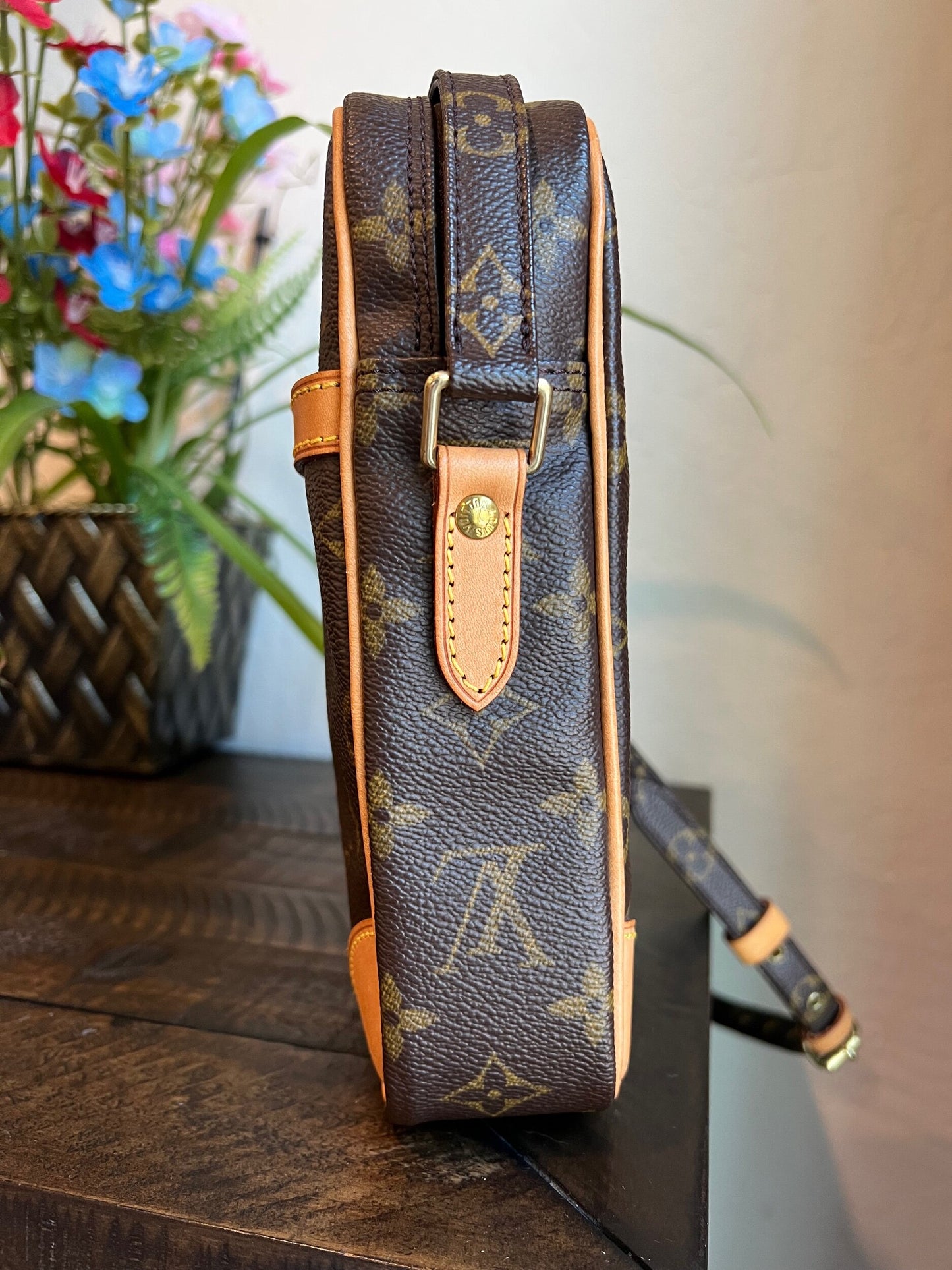 Danube PM Monogram Crossbody Bag