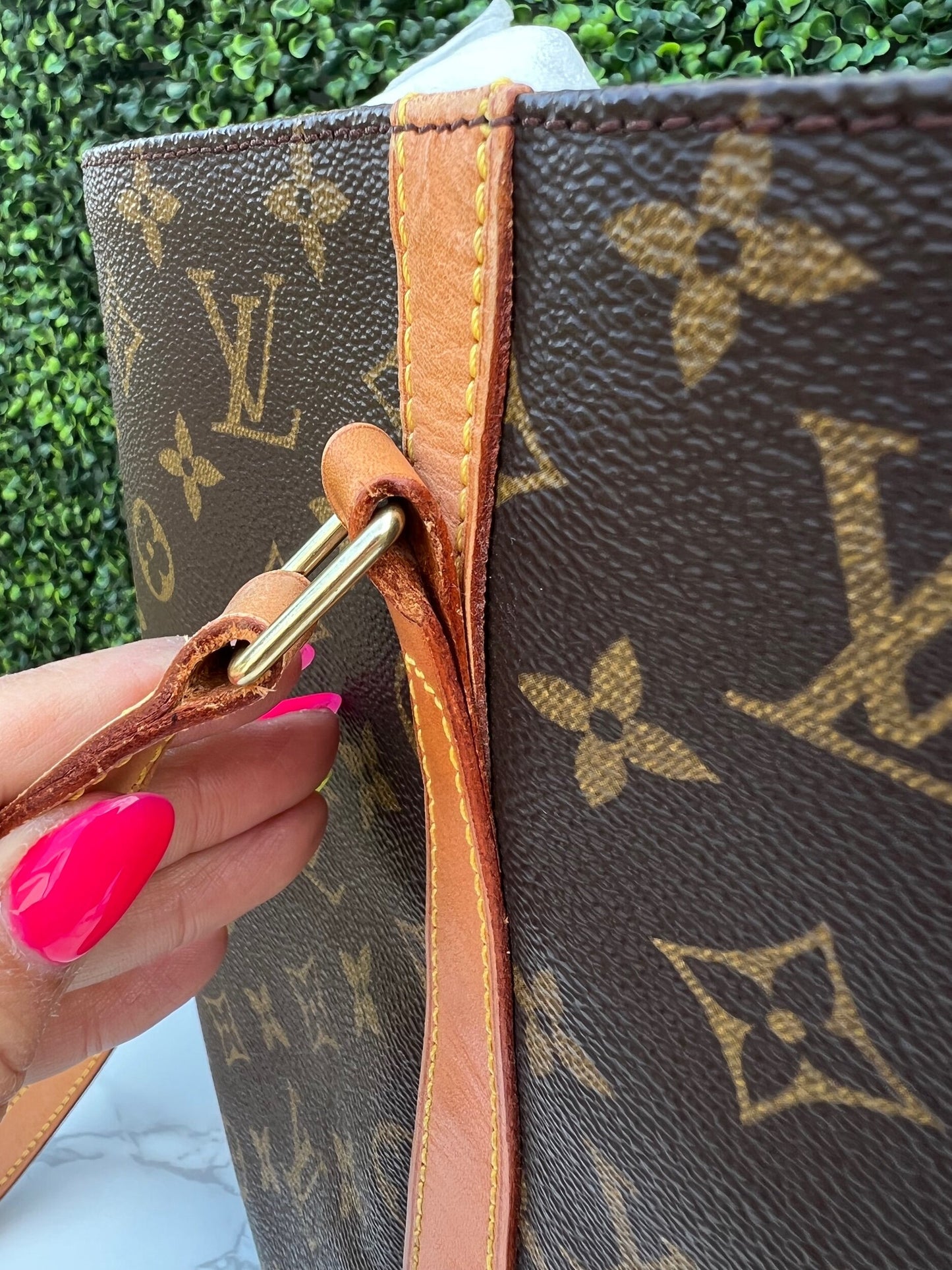 Authentic Preowned LV Monogram Sac Shopping Tote