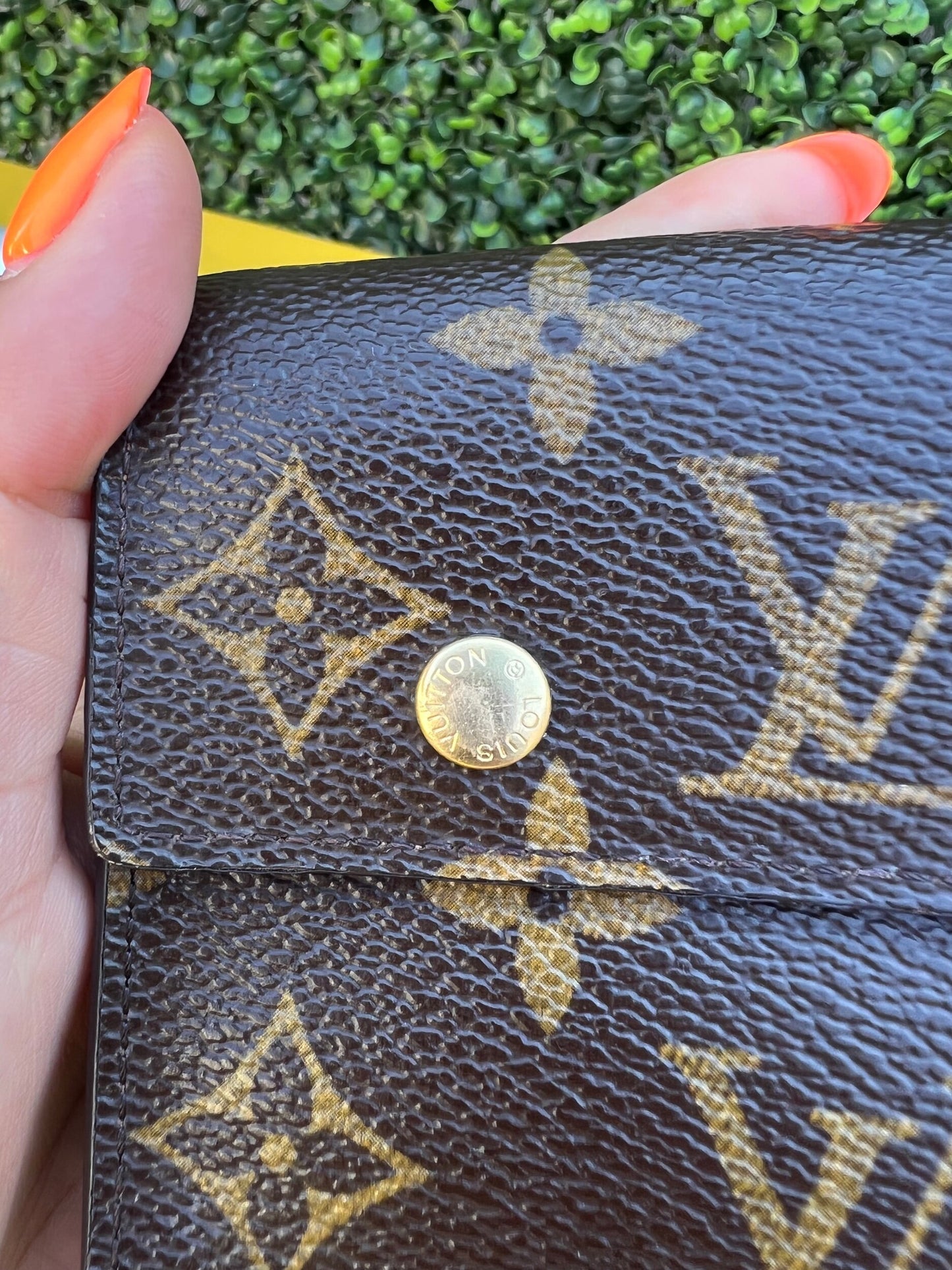Authentic Preowned LV Accordion Monogram Canvas Clutch Wallet