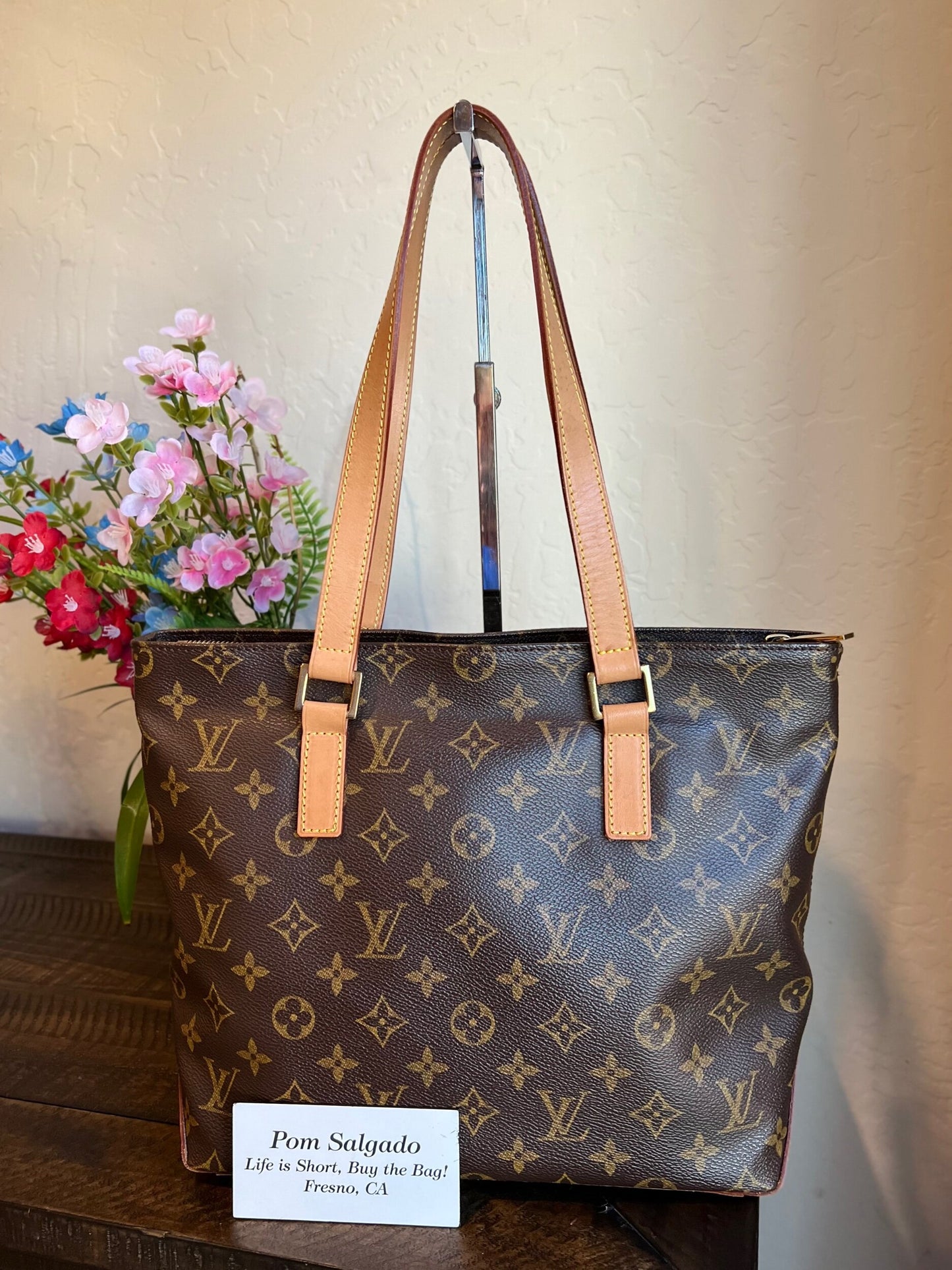 Cabas Piano Monogram Canvas Tote