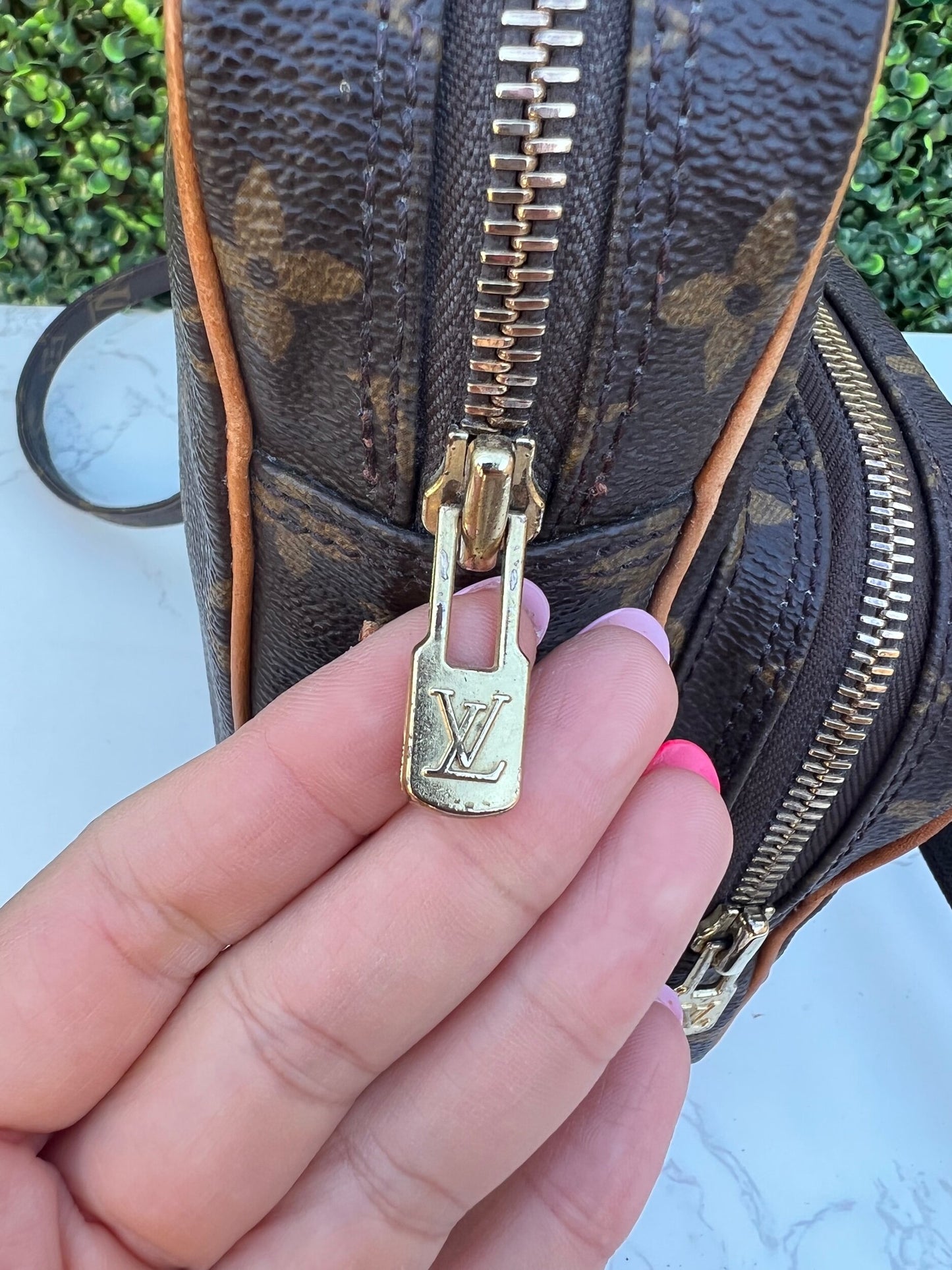 Authentic LV Monogram Amazone Crossbody Bag