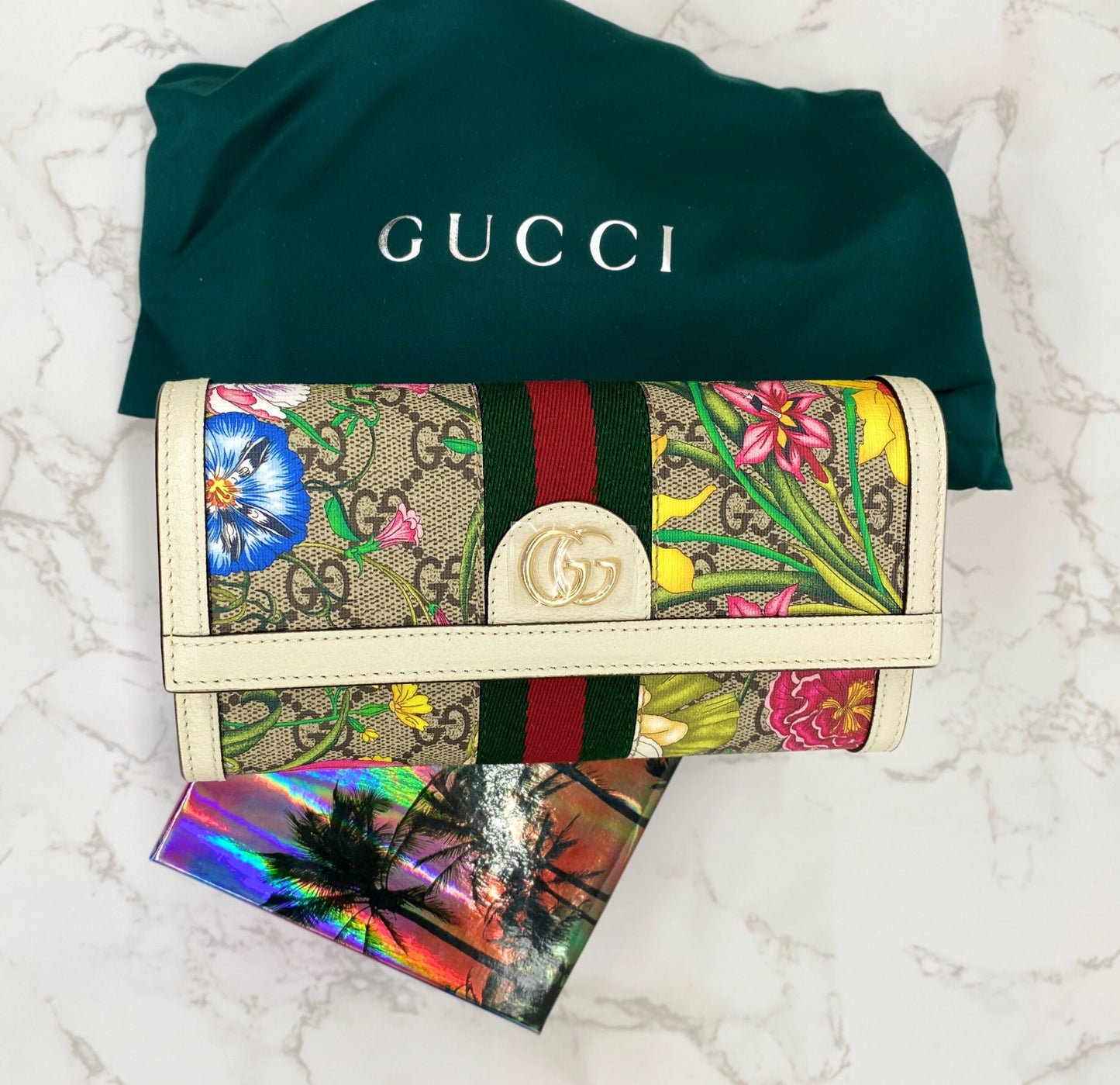 Flora Flap Continental Wallet