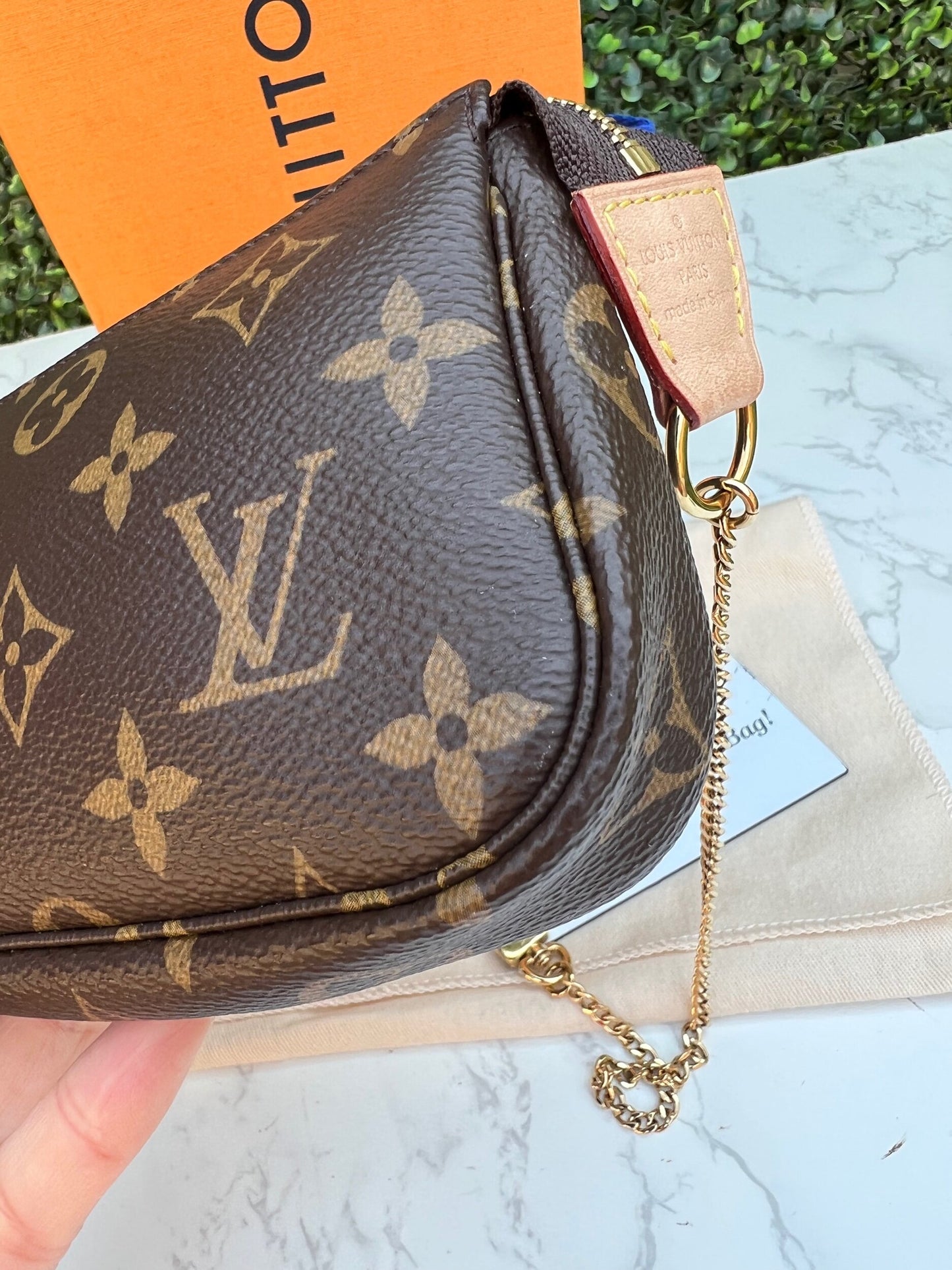 Authentic Preowned Louis Vuitton Monogram Canvas Mini Pochette Accessories