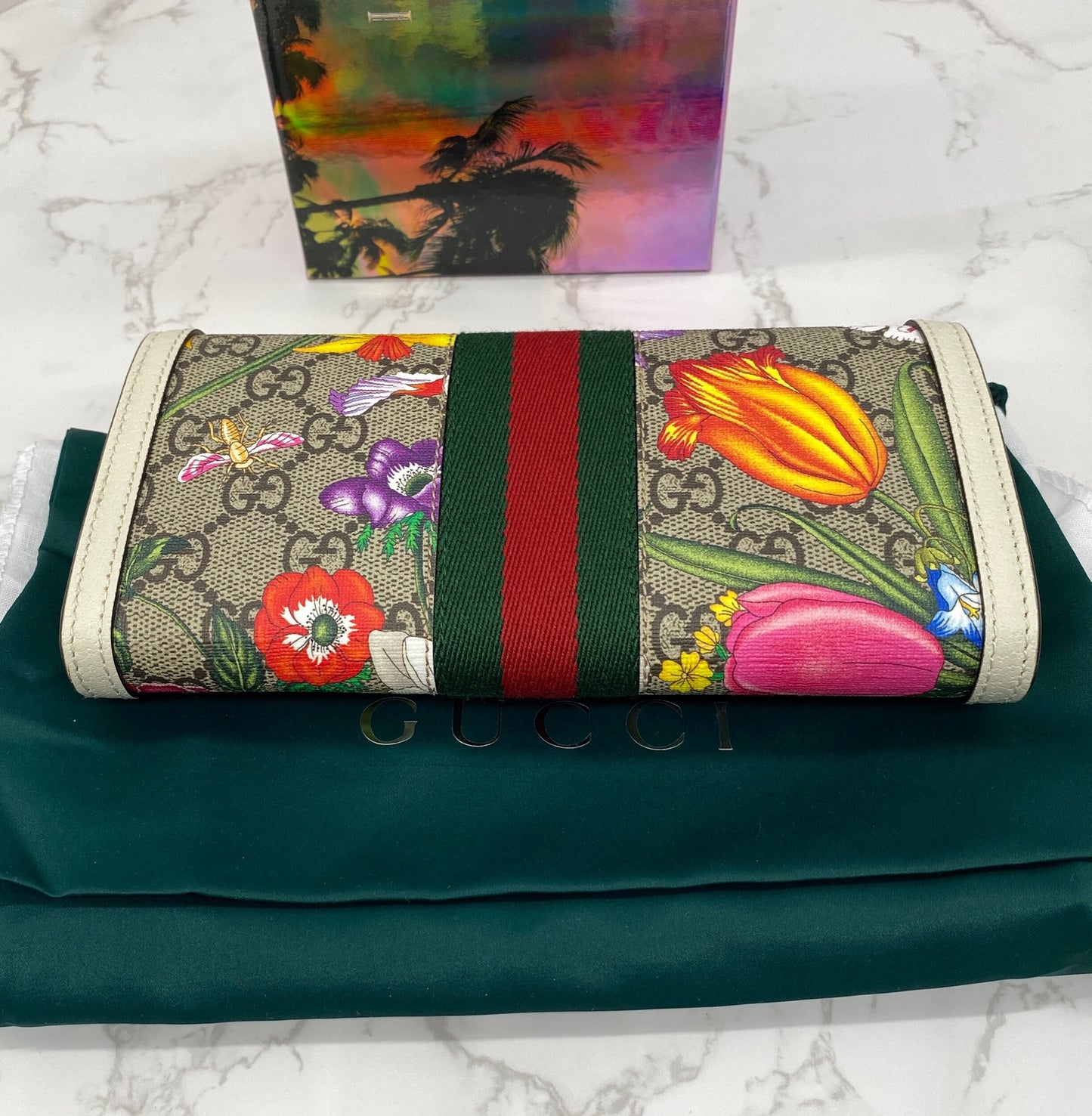 Flora Flap Continental Wallet