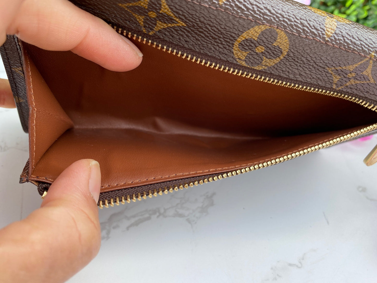 Eugenie Monogram Canvas Wallet