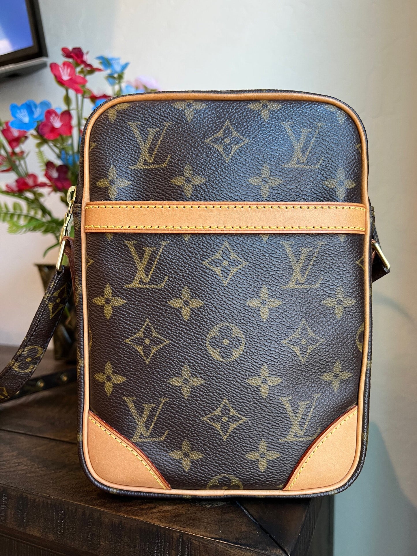 Danube PM Monogram Crossbody Bag