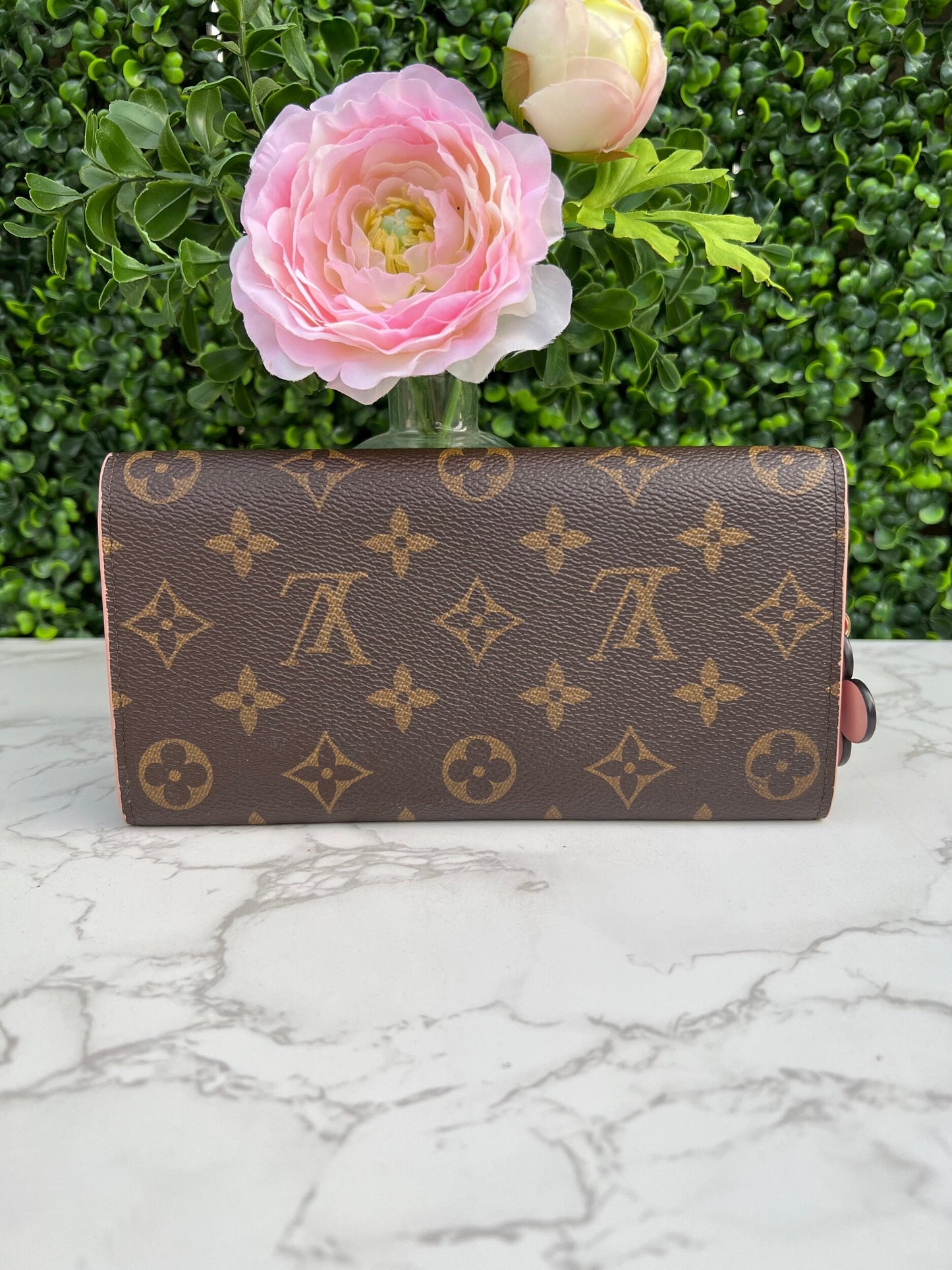 Emilie Blooming Flowers Wallet Rose Ballerine