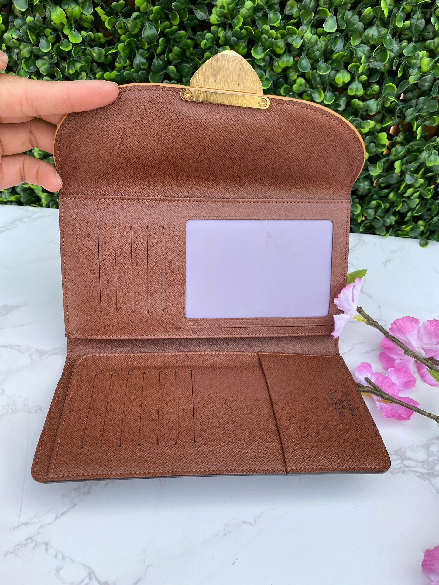 Eugenie Monogram Canvas Wallet