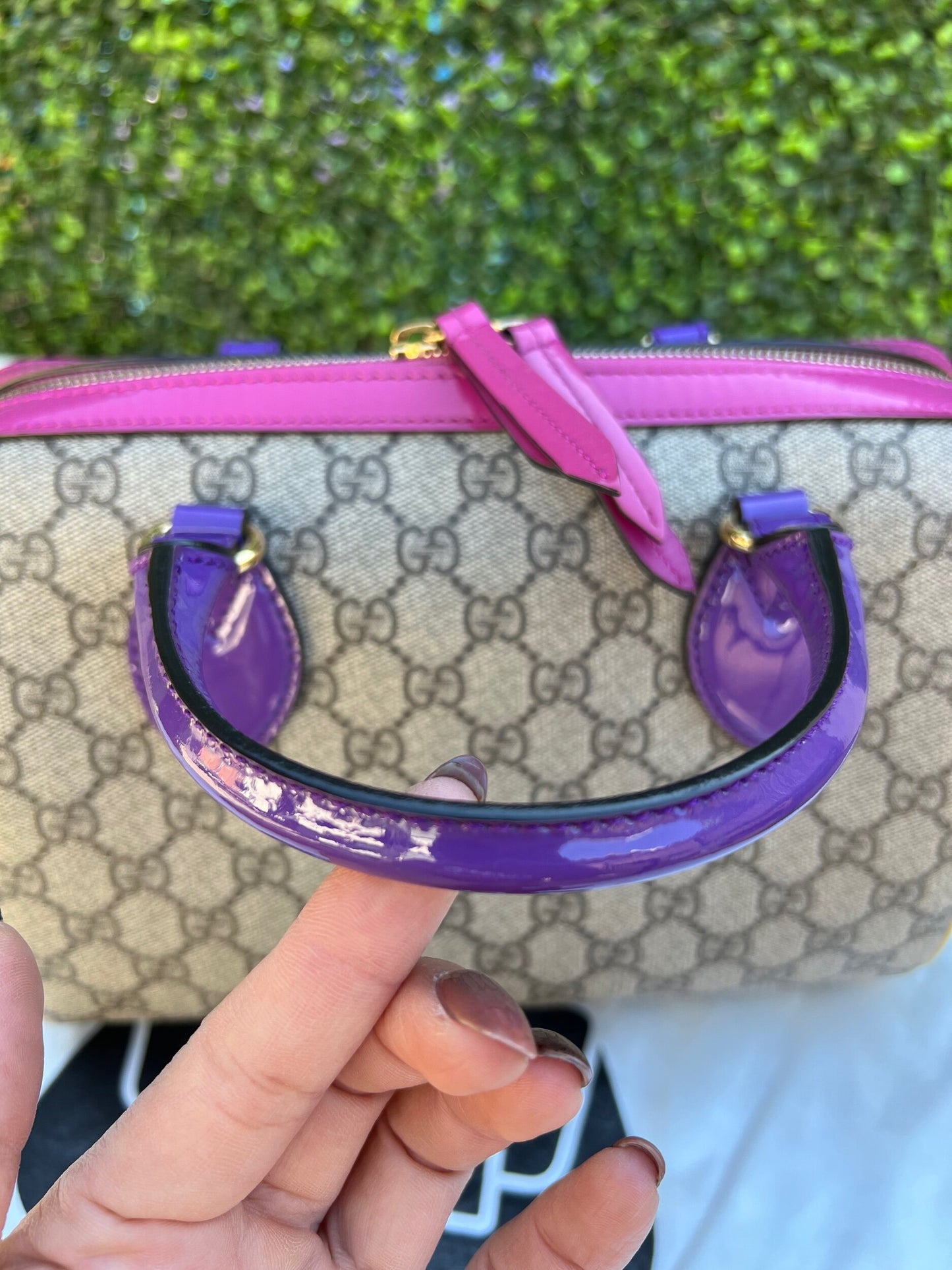 Authentic Preowned Limited Edition GG Supreme Small Boston Bag