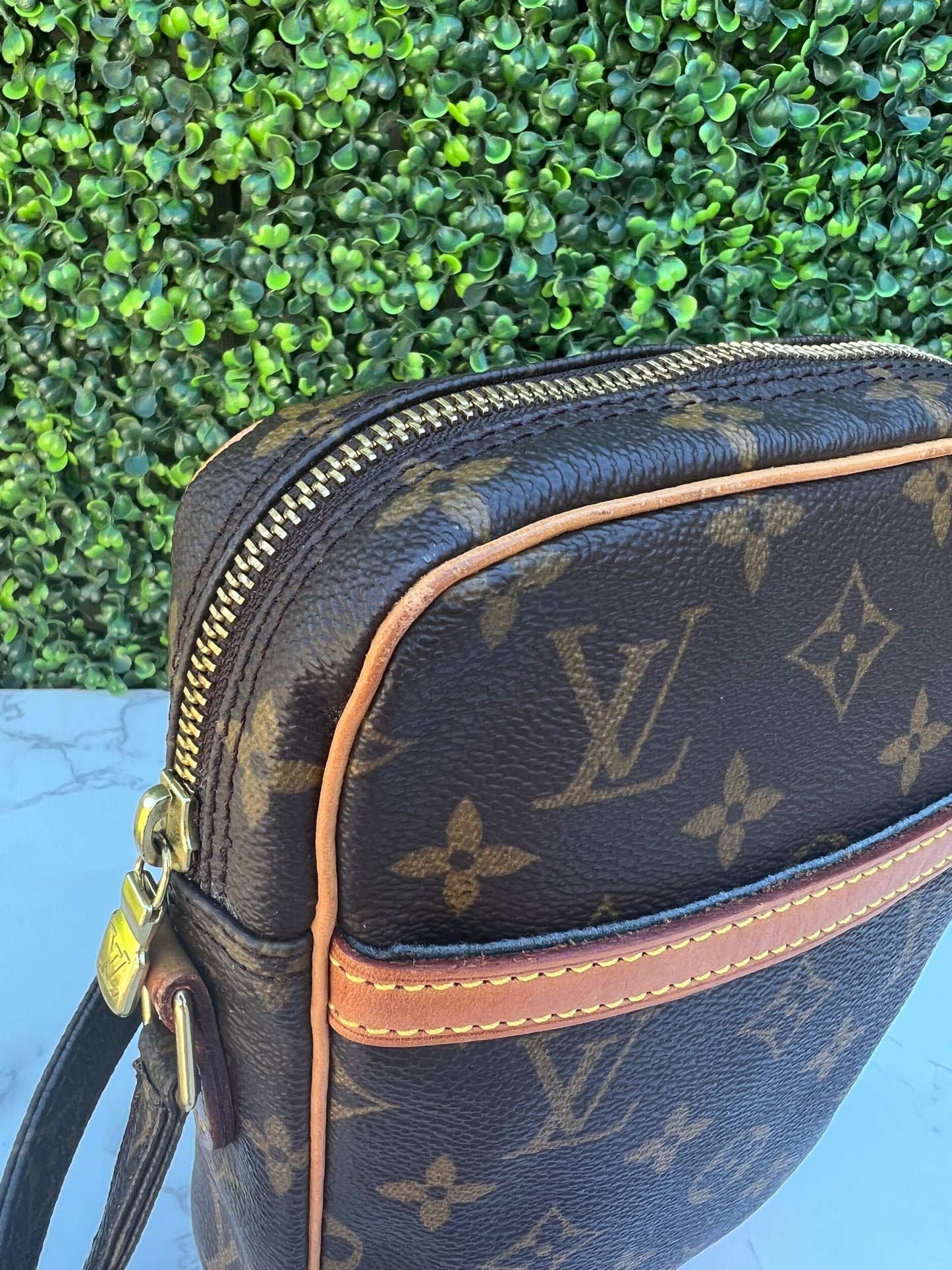 Authentic Preowned LV Danube PM Monogram Crossbody Bag