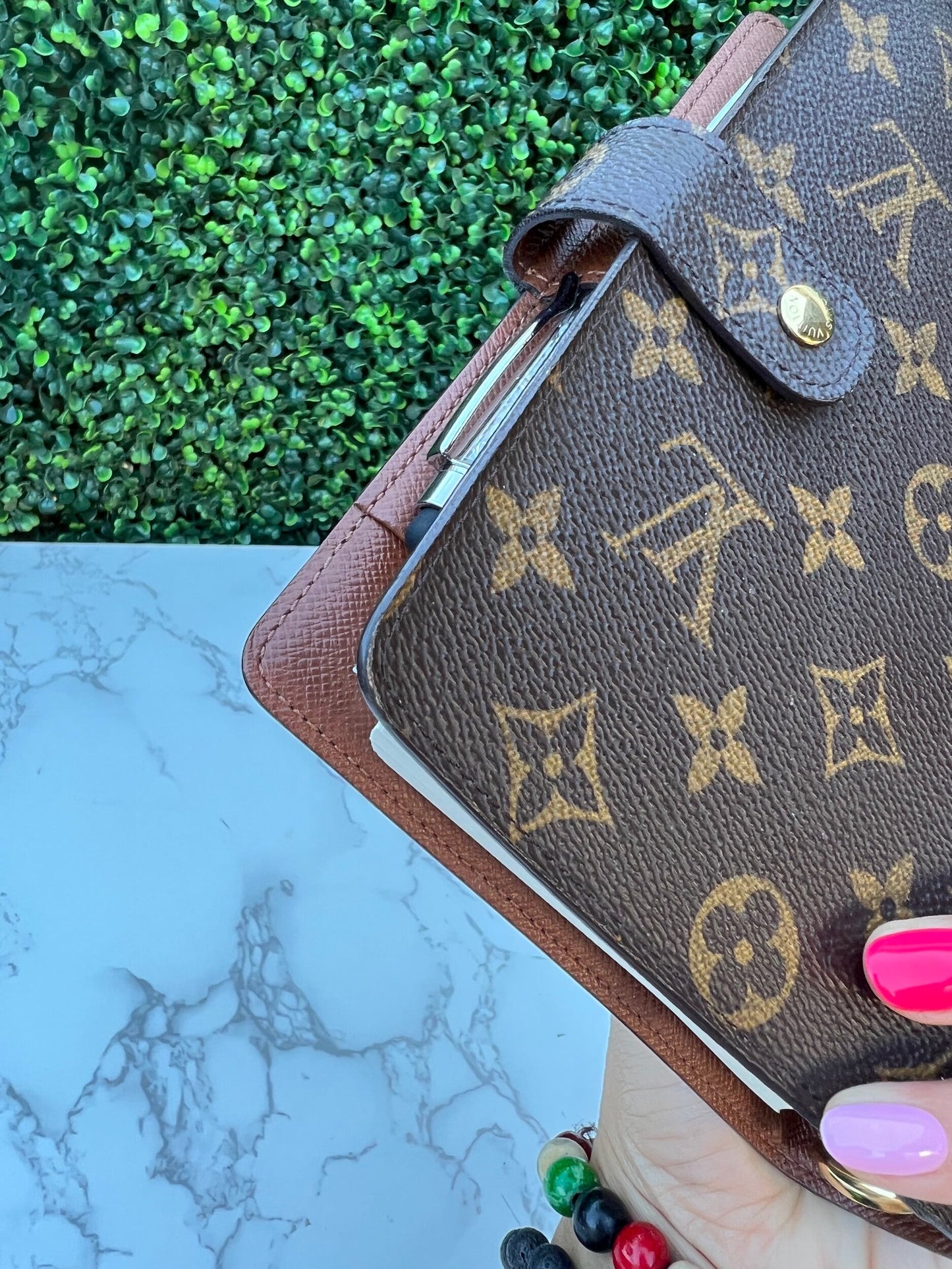Authentic Preowned LV Monogram Agenda MM Medium