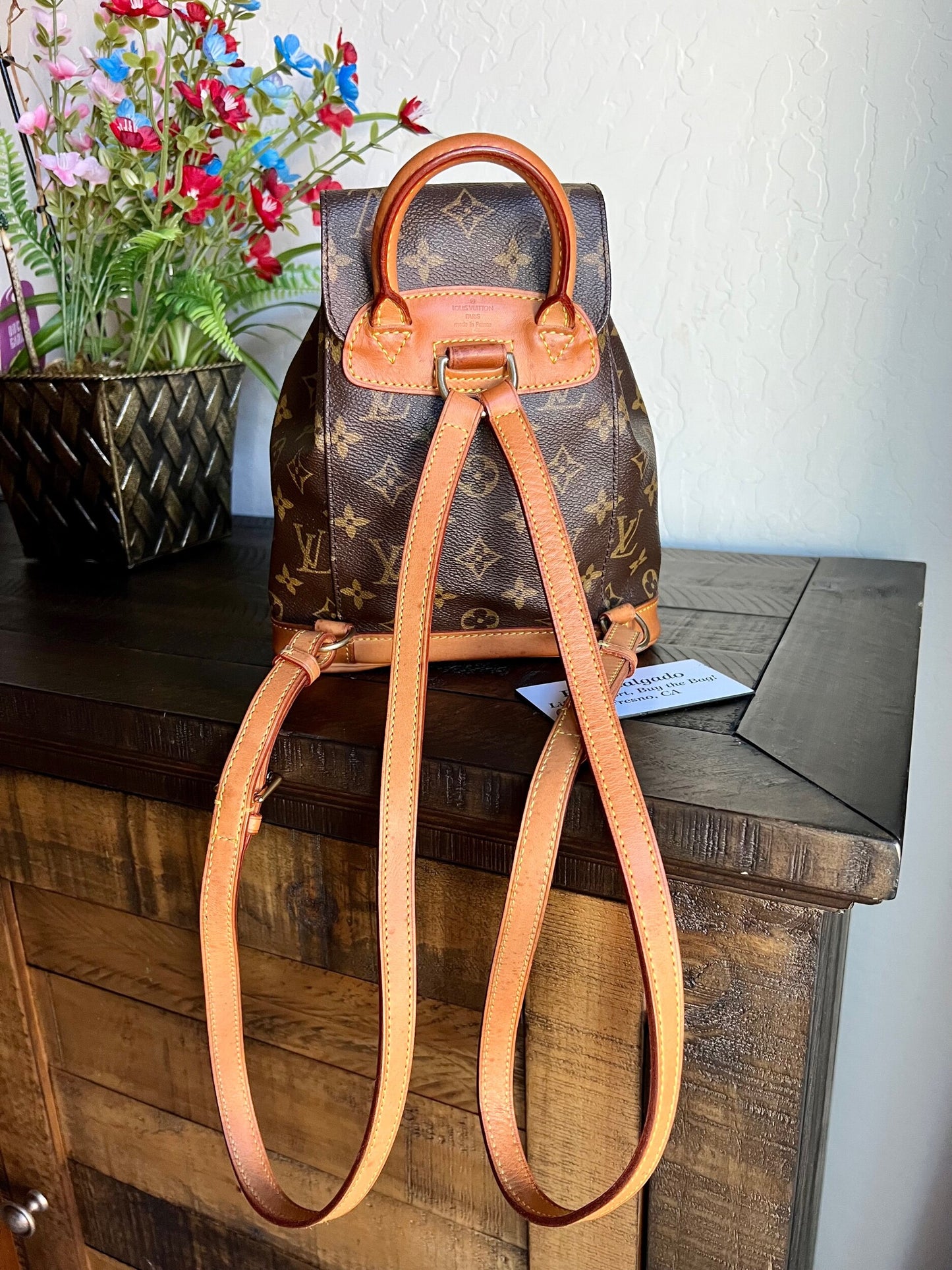 Montsouris PM aka Mini Monogram Canvas Backpack