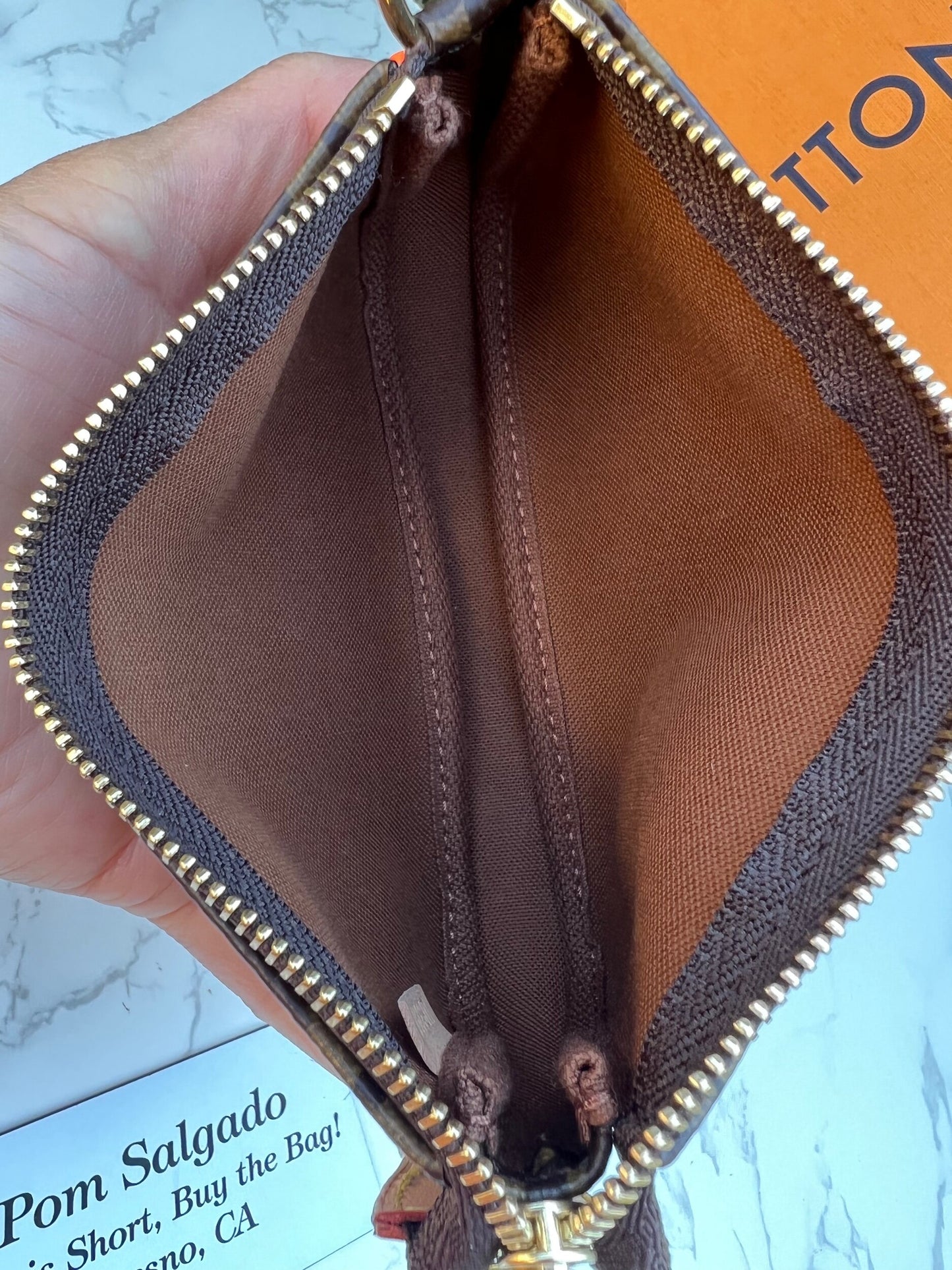 Authentic Preowned Louis Vuitton Monogram Canvas Mini Pochette Accessories