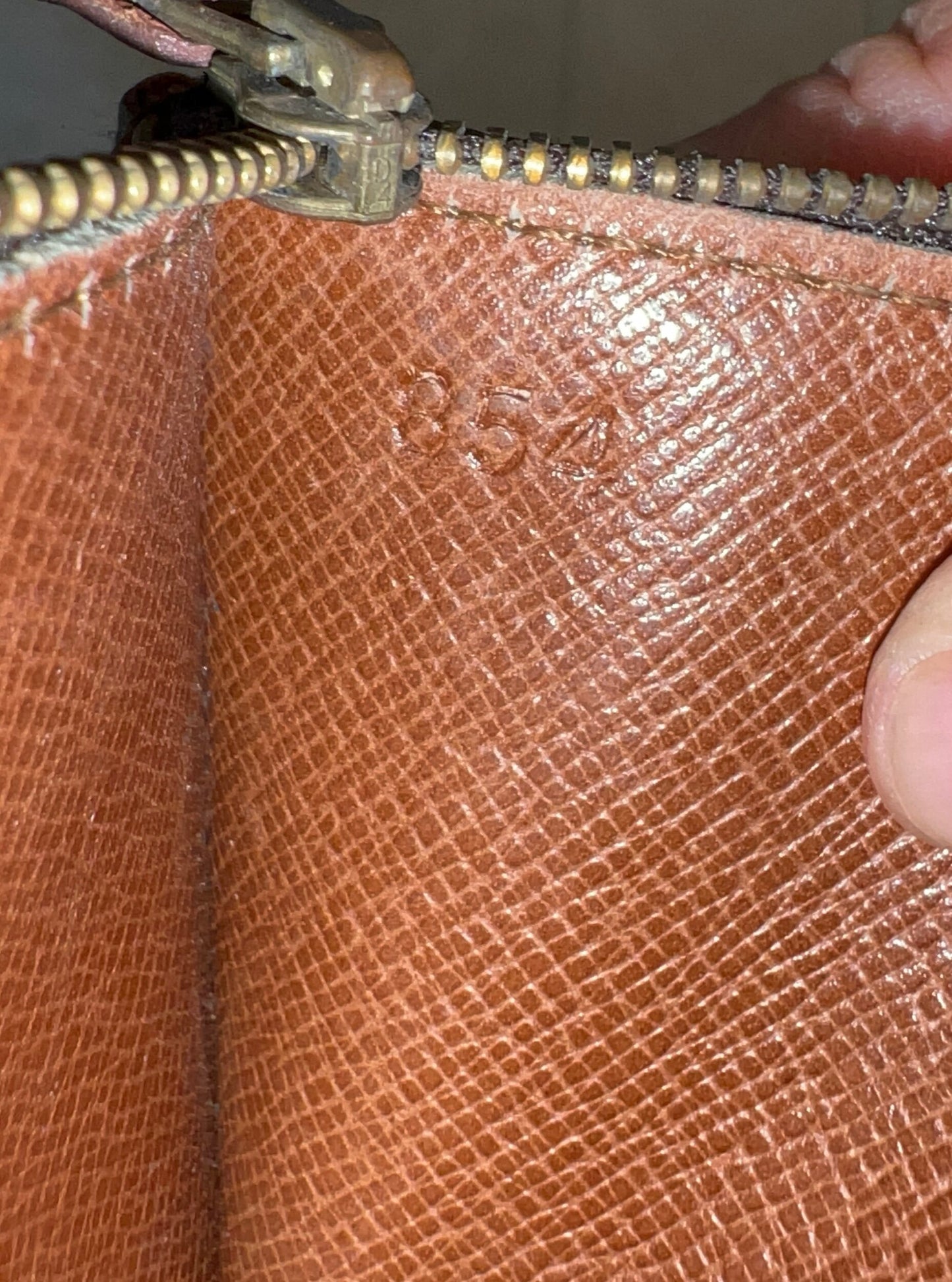 Vintage Envelope Flap Wallet Monogram