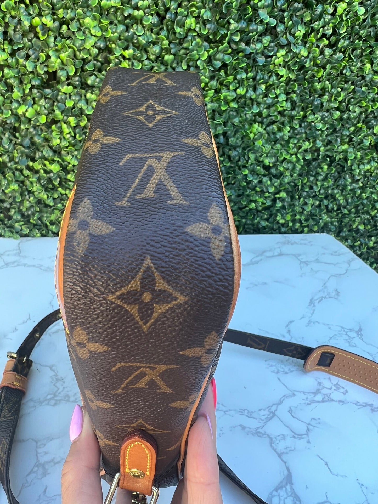 Authentic Preowned LV Danube PM Monogram Crossbody Bag