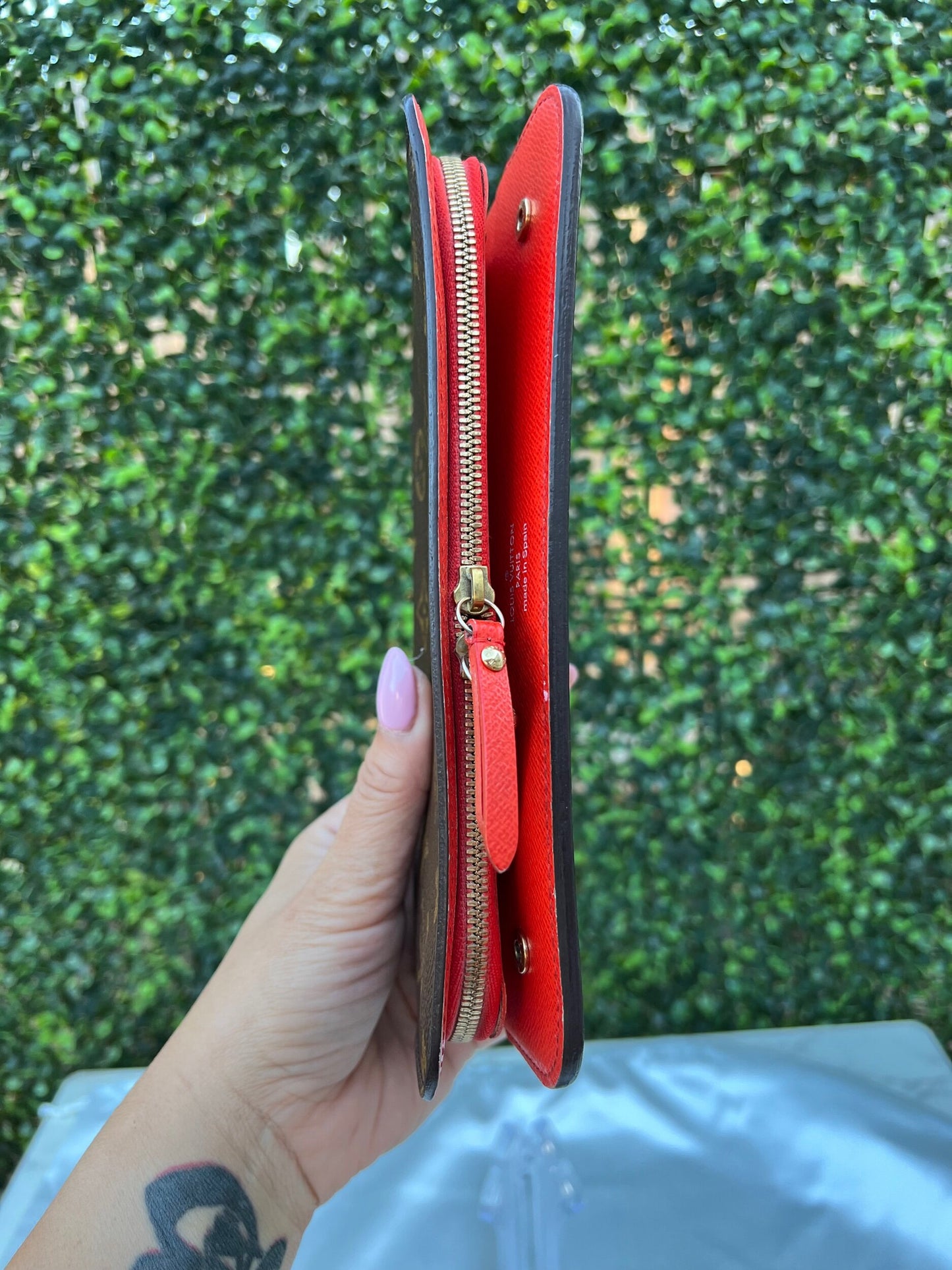 Authentic Preowned Louis Vuitton Insolite Monogram Canvas Wallet Red