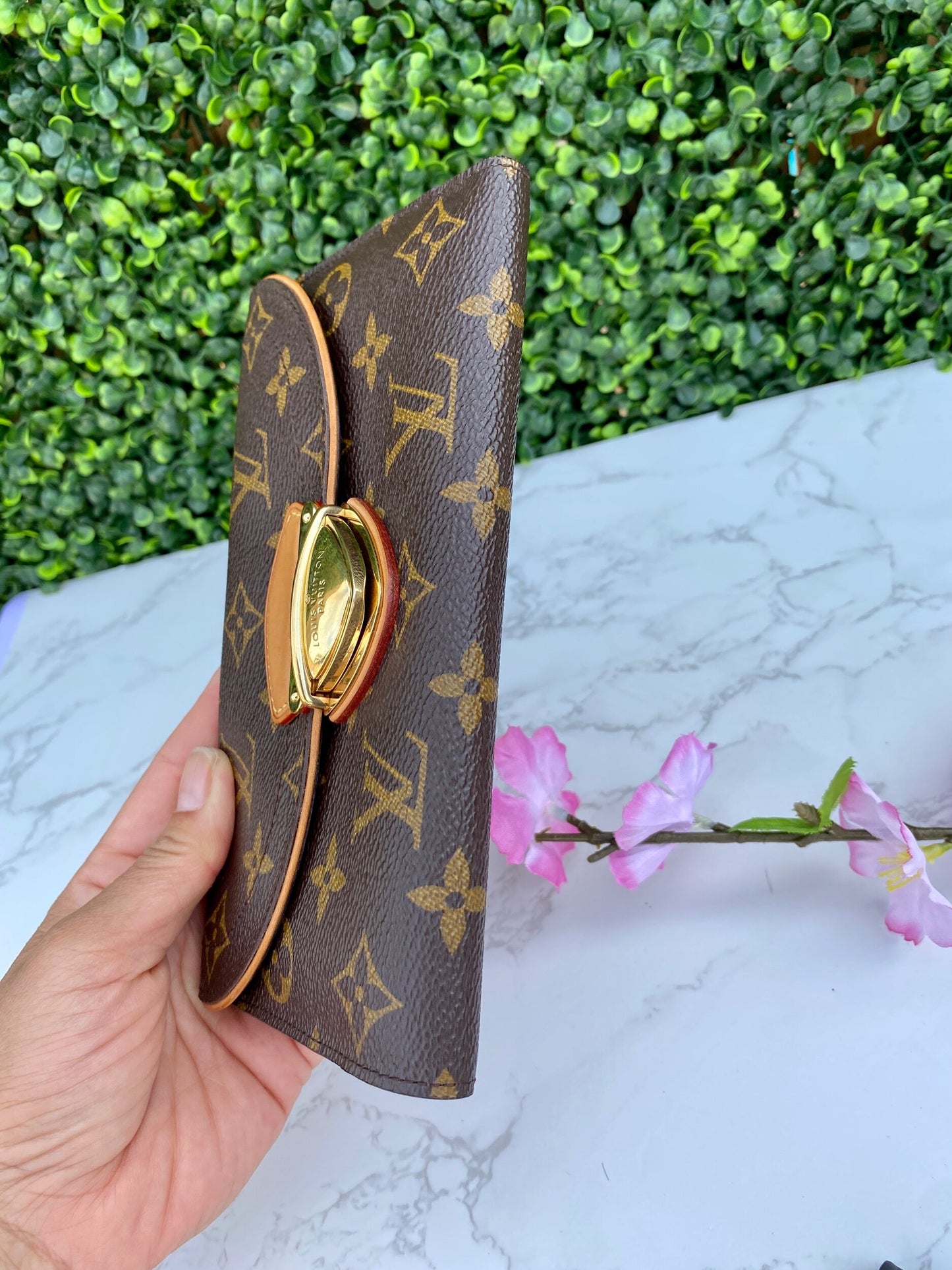 Eugenie Monogram Canvas Wallet