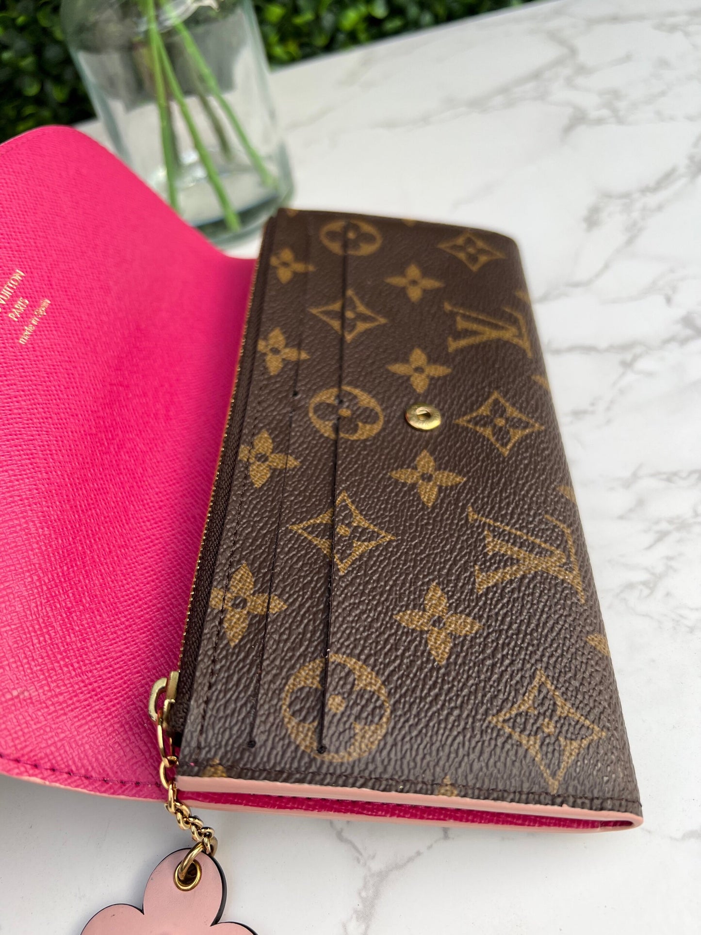 Emilie Blooming Flowers Wallet Rose Ballerine