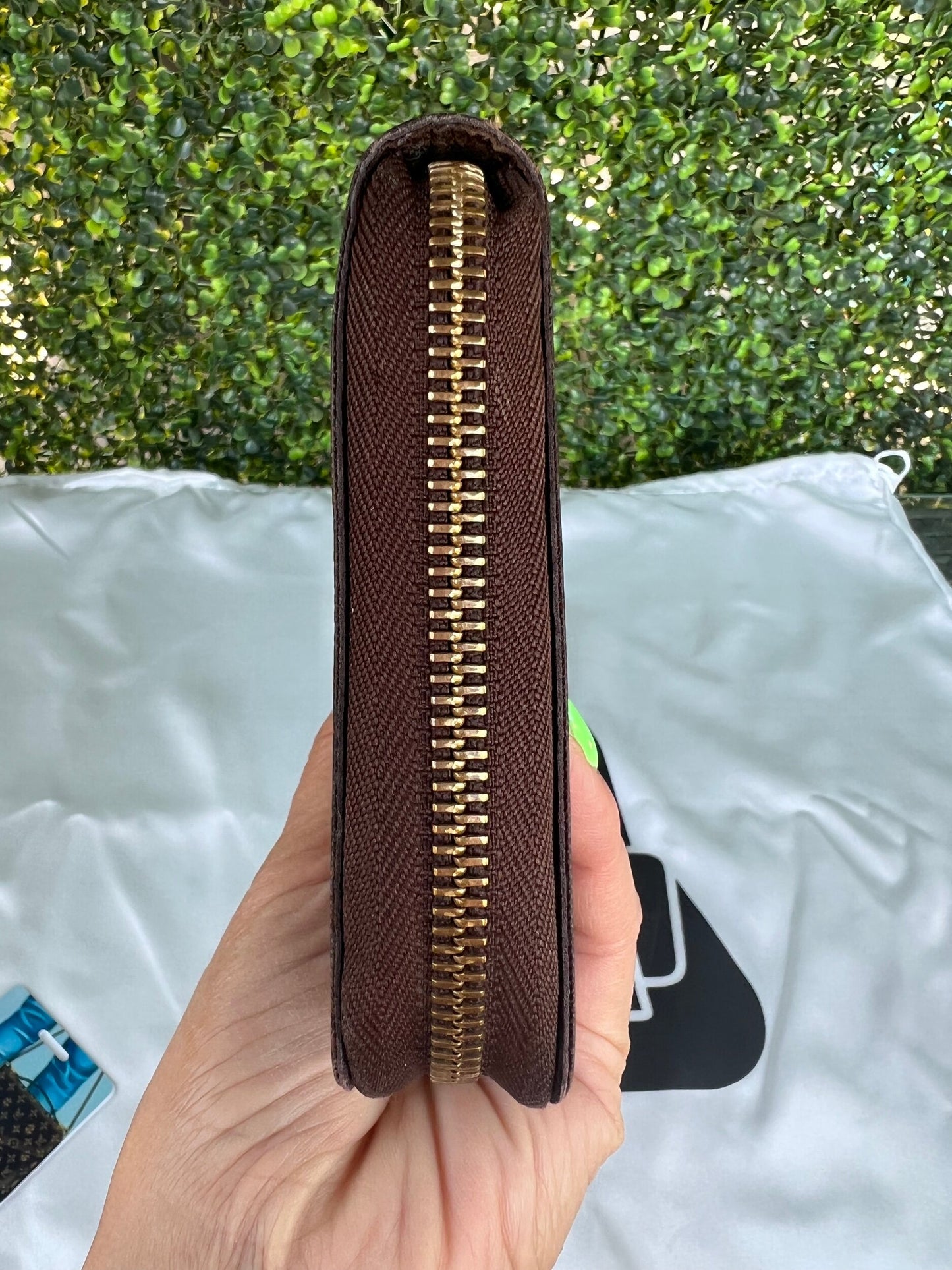 Authentic Preowned LV Organizer Zippy Wallet Damier Ebene