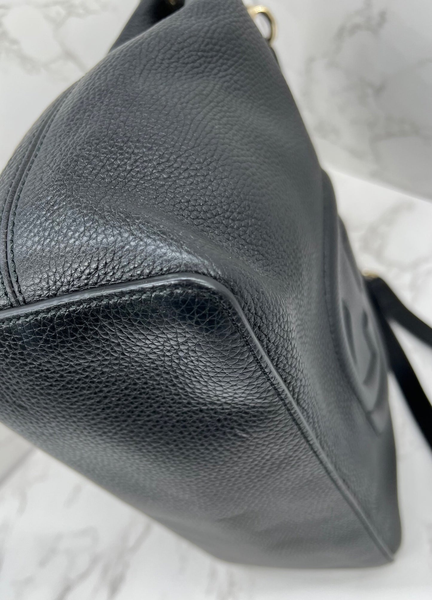 GG Pebbled Leather Soho Hobo Bag Red