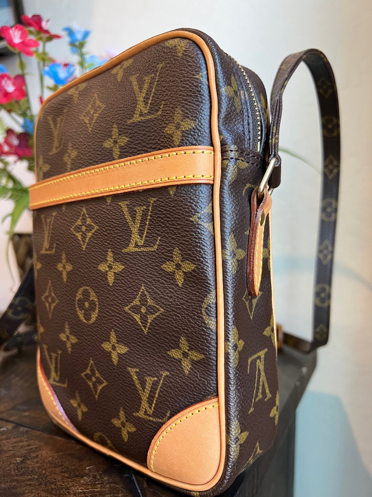 Danube PM Monogram Crossbody Bag