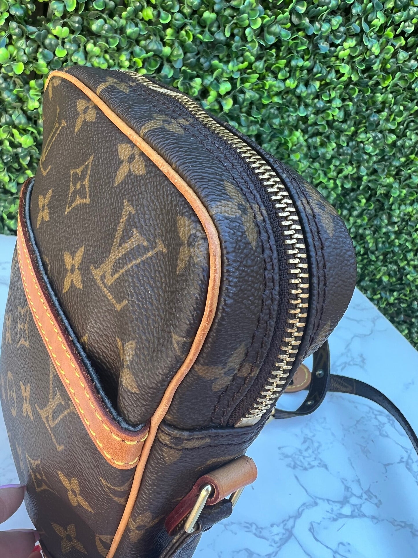 Authentic Preowned LV Danube PM Monogram Crossbody Bag