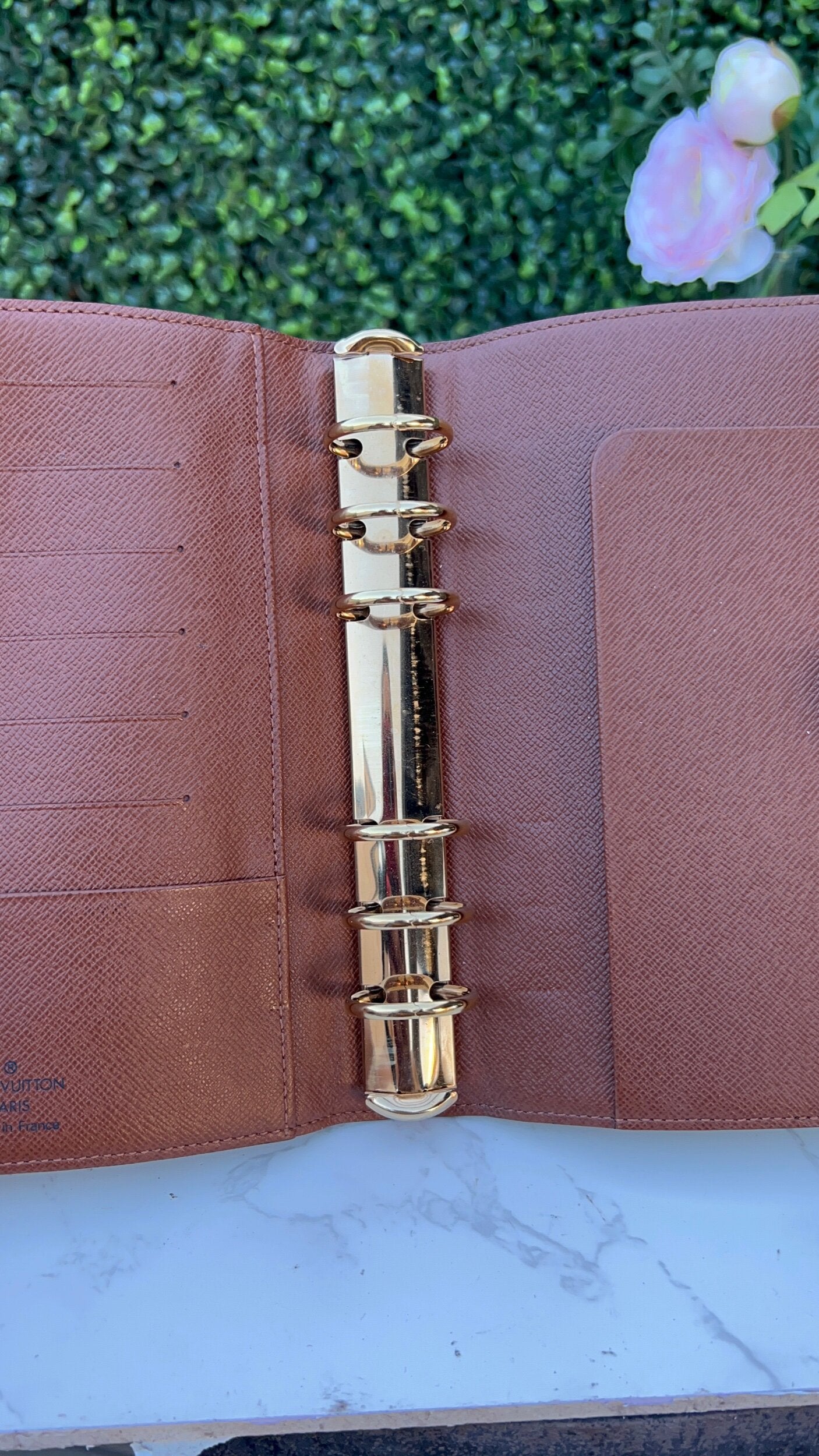 Authentic Preowned LV Monogram Agenda MM Medium