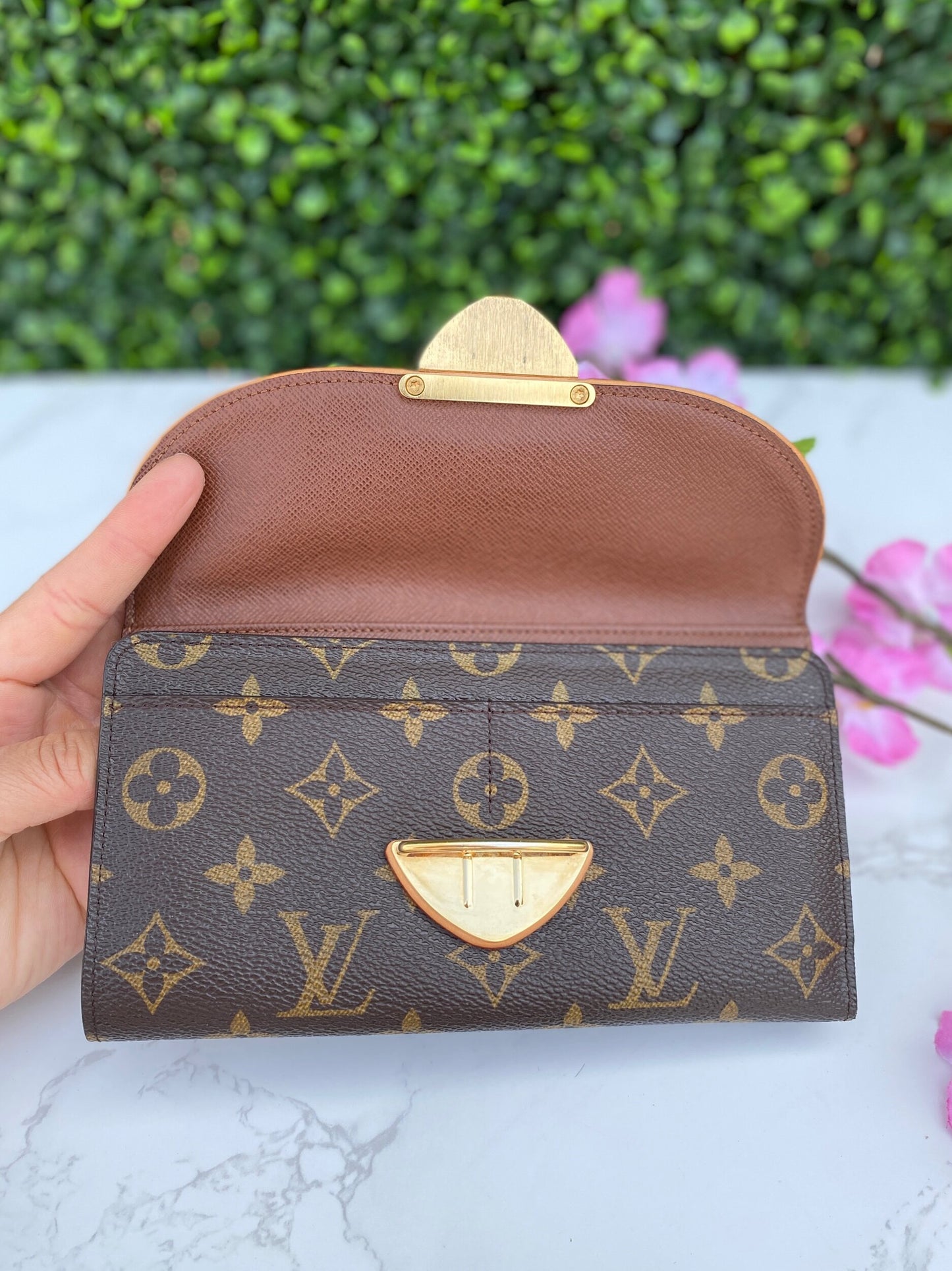 Eugenie Monogram Canvas Wallet