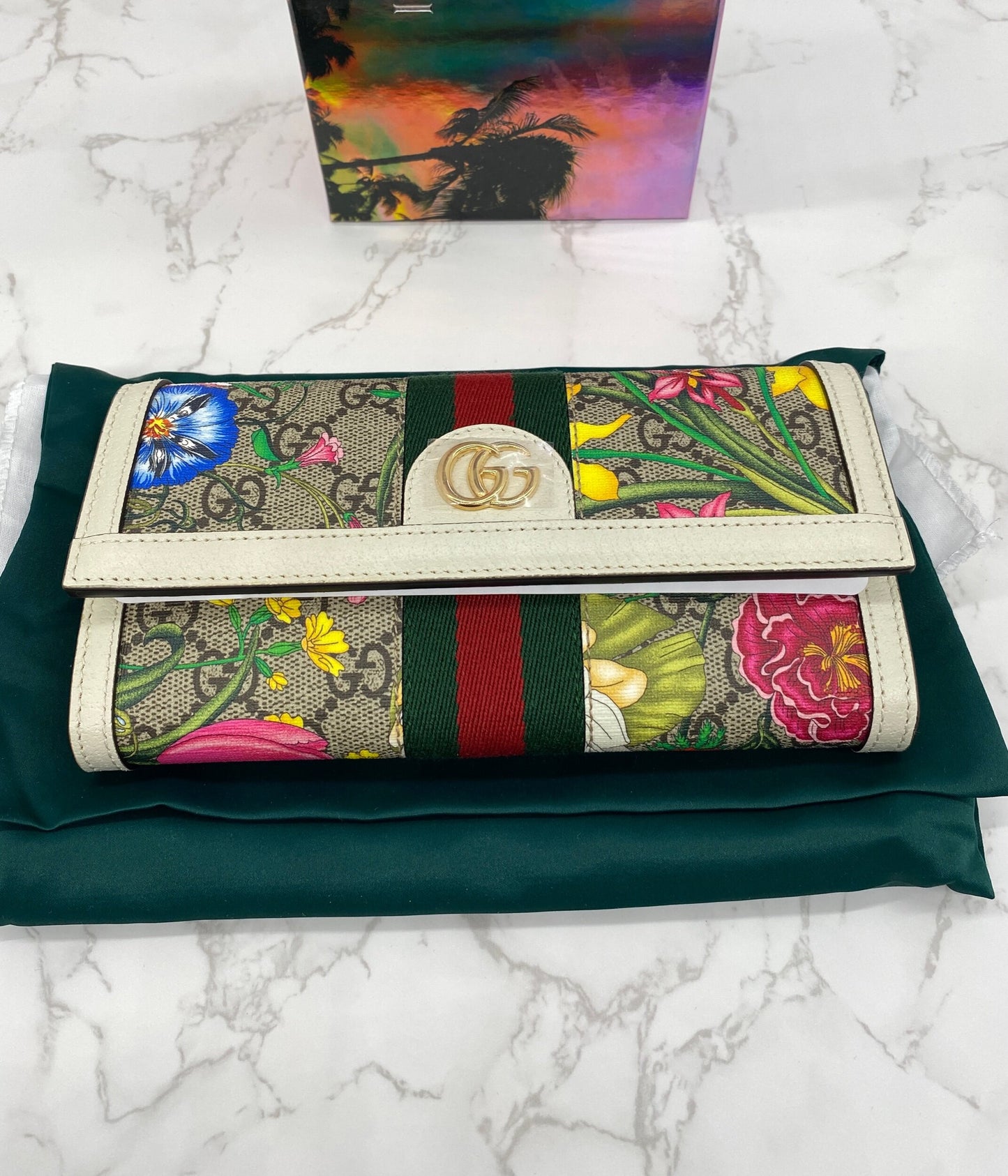 Flora Flap Continental Wallet