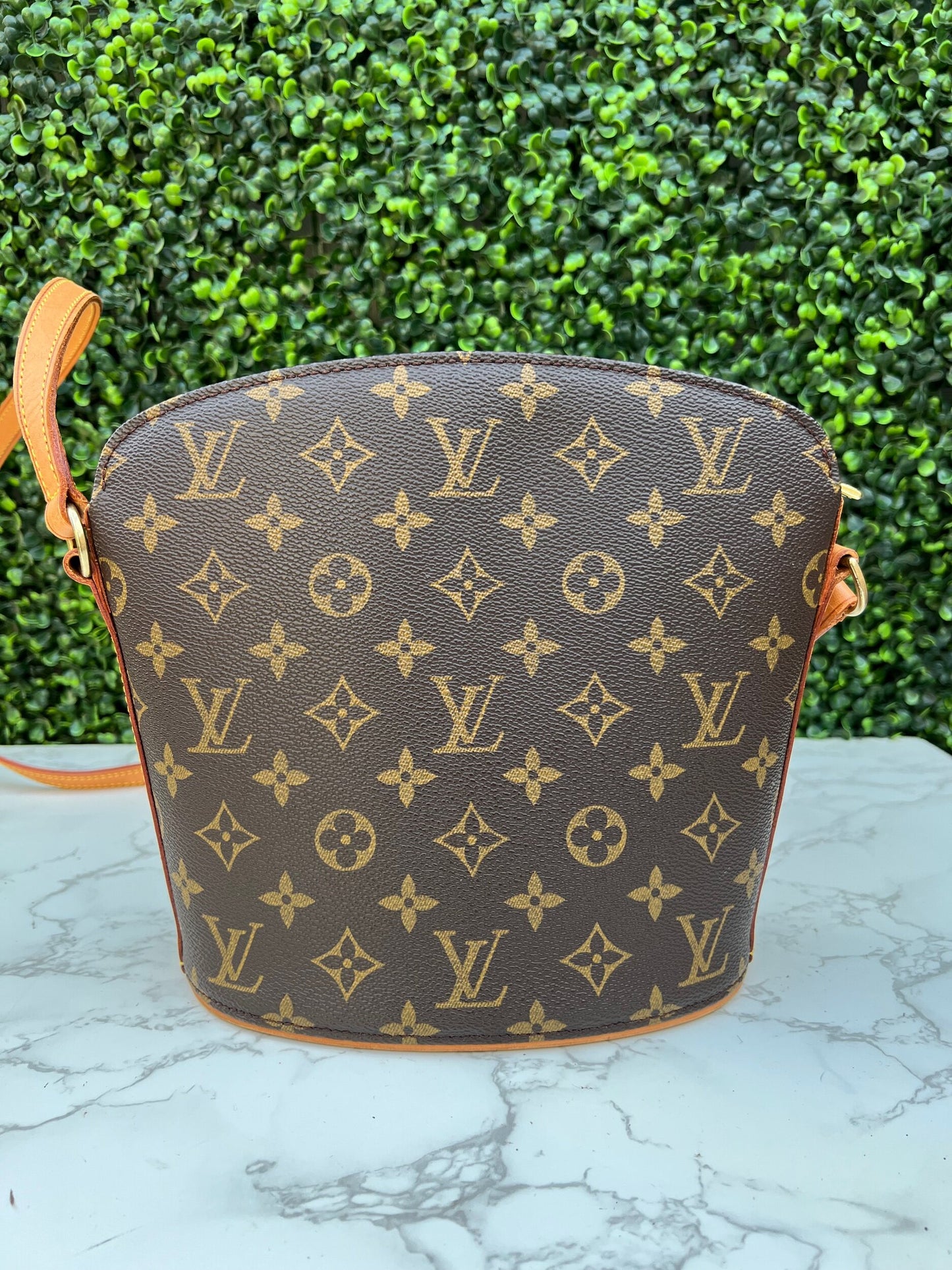 Authentic Preowned LV Drouot Monogram Crossbody Bag
