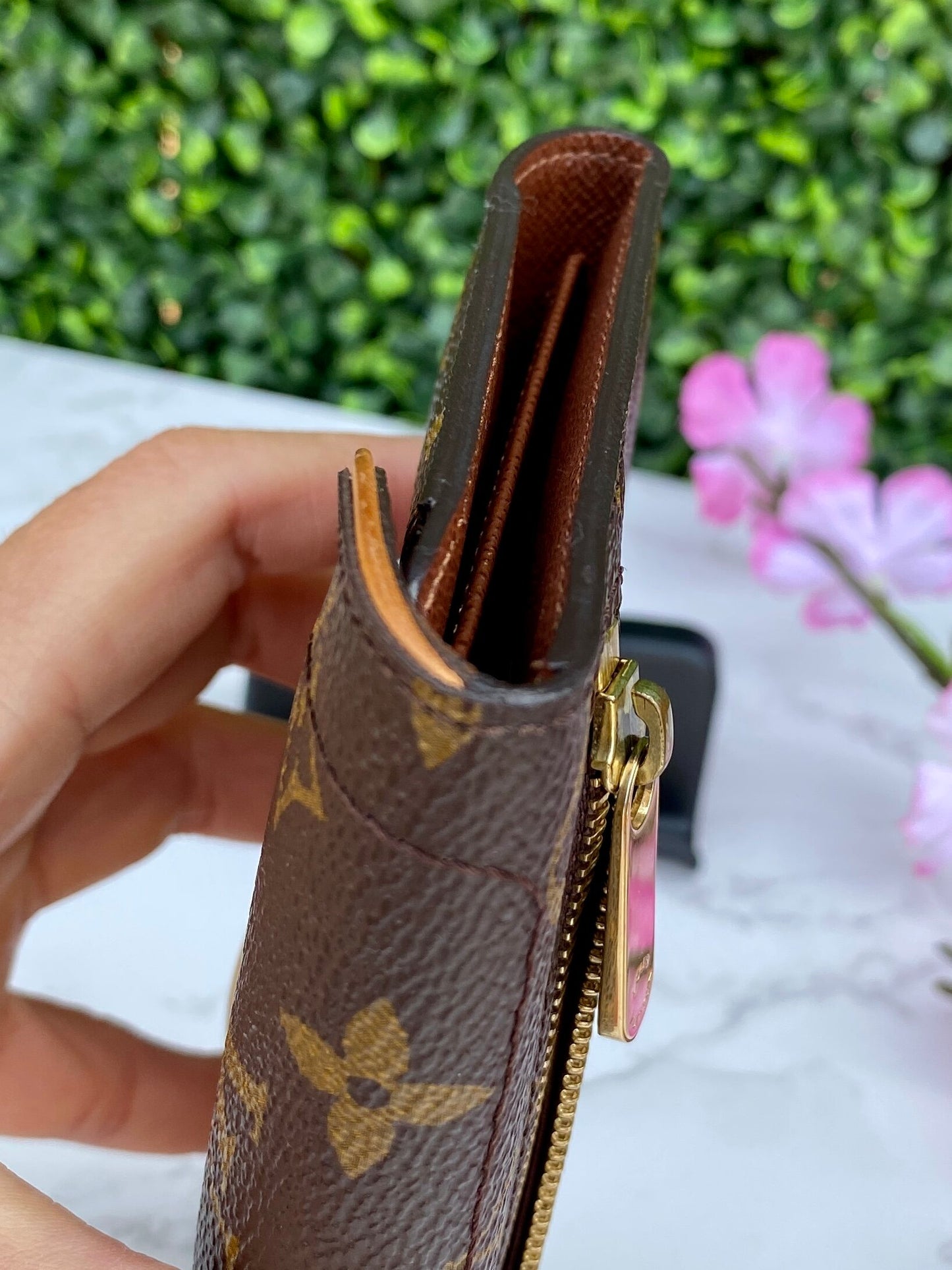 Eugenie Monogram Canvas Wallet