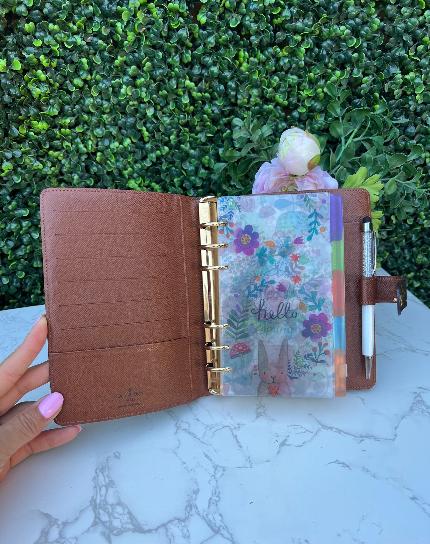 Authentic Preowned LV Monogram Agenda MM Medium