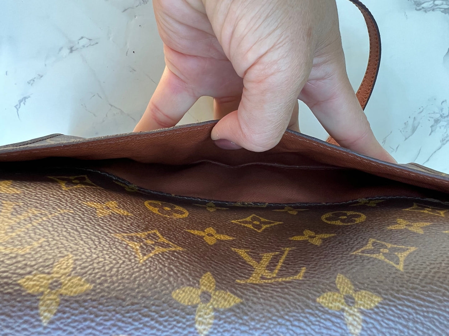 Authentic Preowned Pochette Bordeaux 27 Flap Bag
